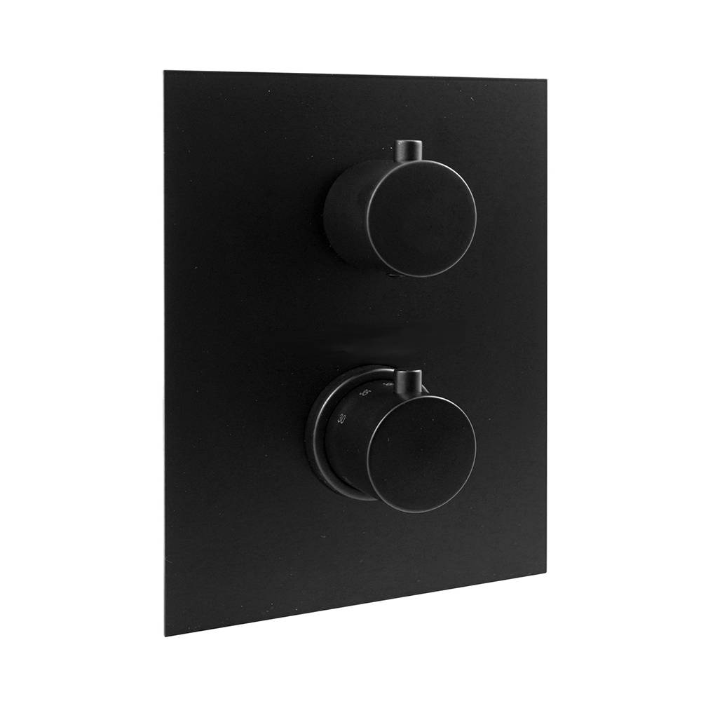 Miscelatore doccia termostatico ad incasso serie Light modello LIQ519NO/M nero opaco Paffoni by CeramicStore | Lo specialista del tuo bagno