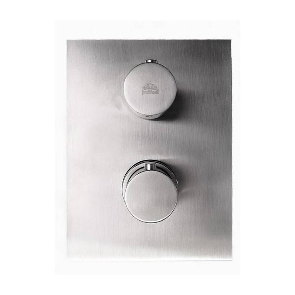 Miscelatore doccia termostatico ad incasso serie Light modello LIQ519ST/M steel looking Paffoni by CeramicStore | Lo specialista del tuo bagno