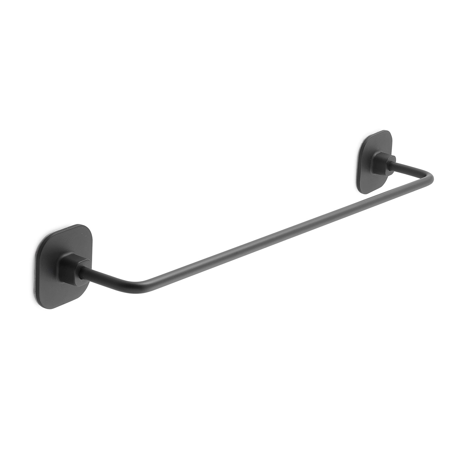 Porta asciugamani 45 cm in acciaio inox e cromall Teide di Gedy - Nero Matt by CeramicStore | Lo specialista del tuo bagno