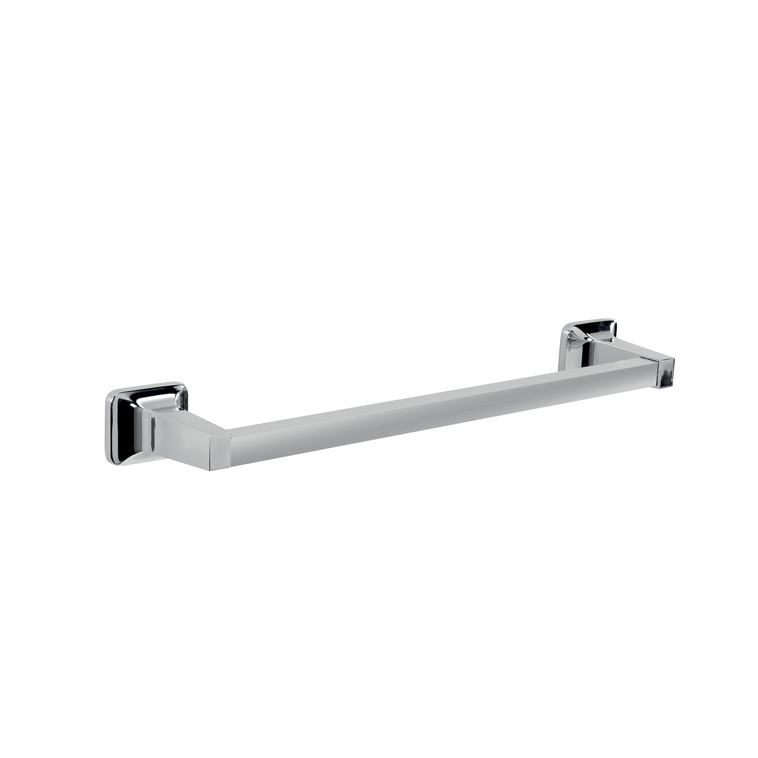 Porta asciugamani 45 cm in alluminio anodizzato di Gedy serie K2 - Cromato by CeramicStore | Lo specialista del tuo bagno
