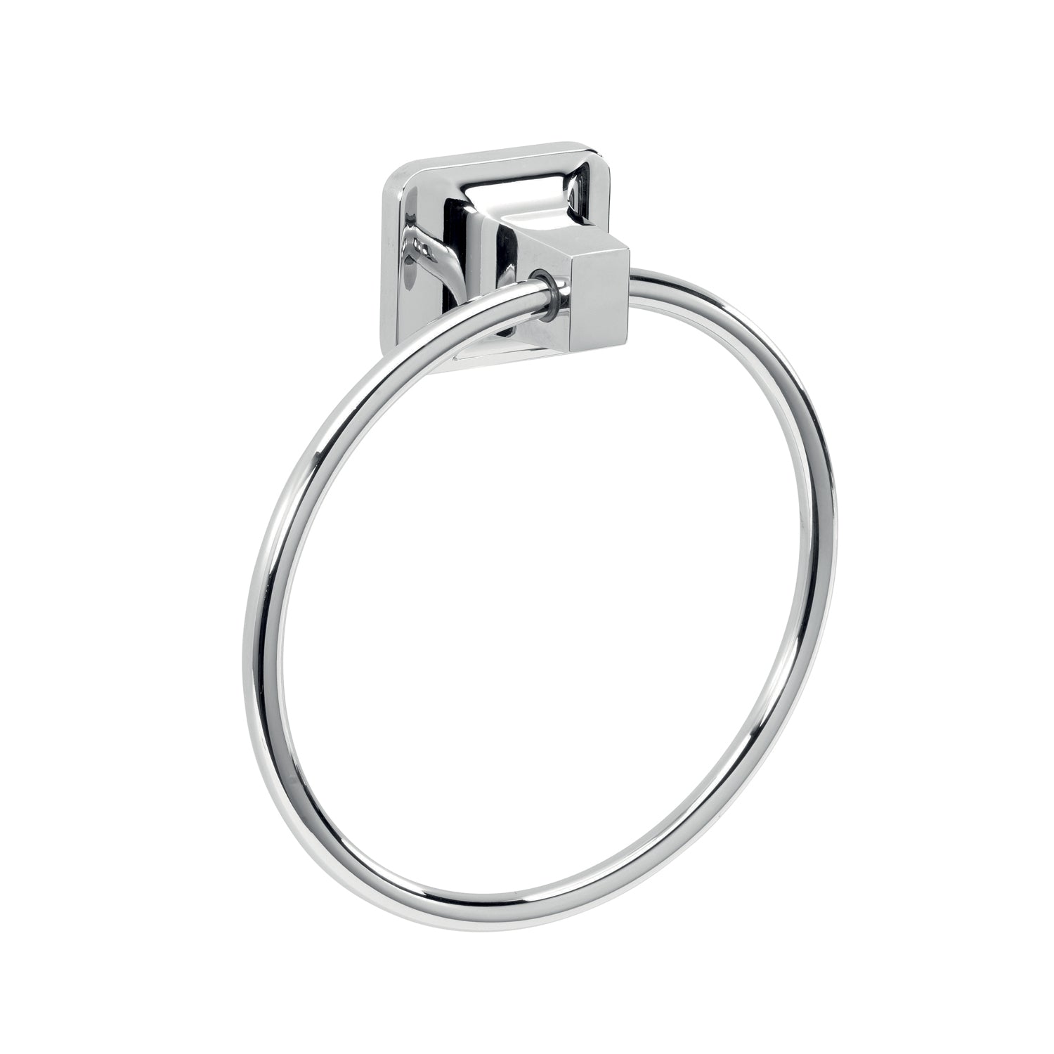 Porta asciugamani ad anello in alluminio anodizzato di Gedy serie K2 - Cromato by CeramicStore | Lo specialista del tuo bagno