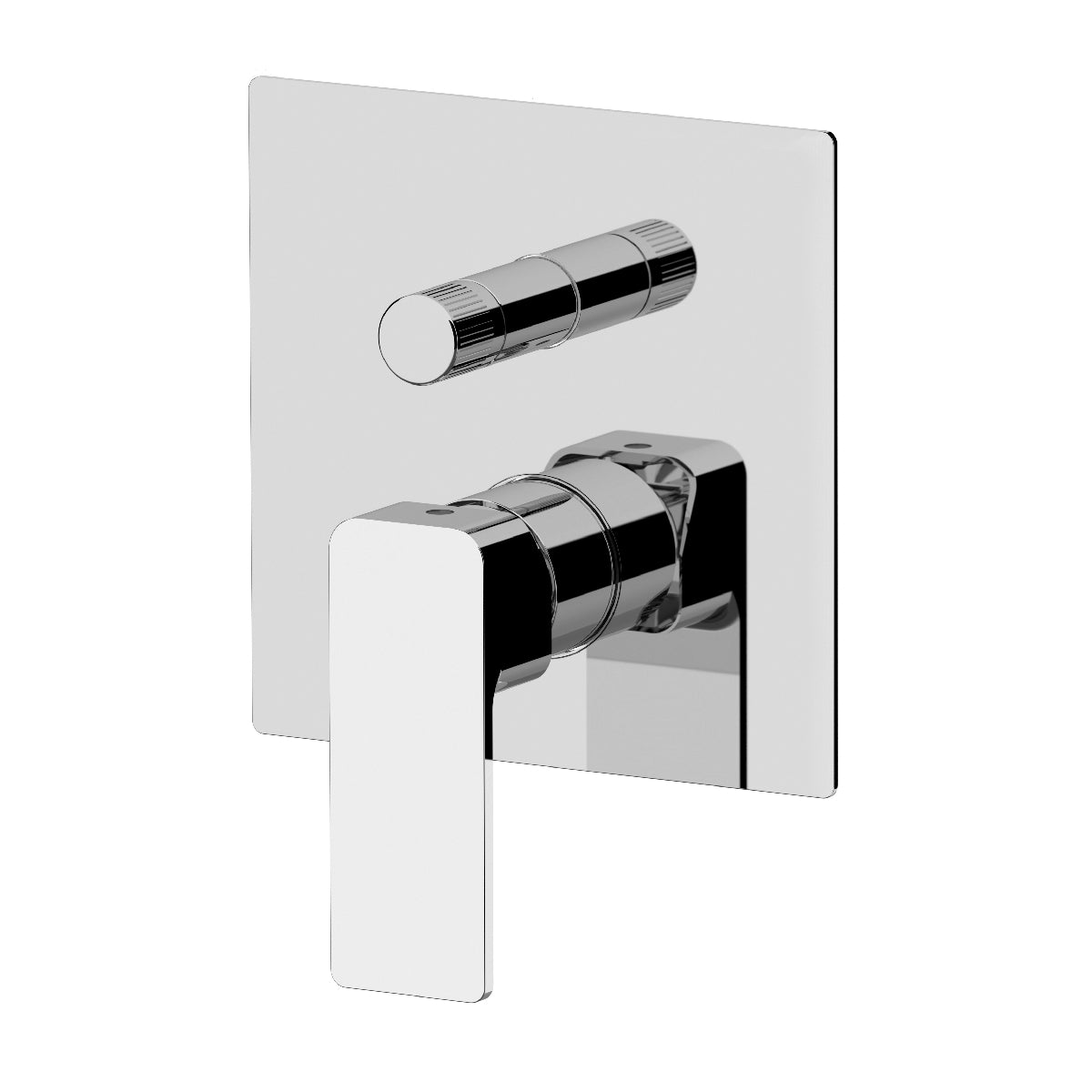 Miscelatore monocomando a incasso con deviatore a vitone Mariani serie Icon - Cromo