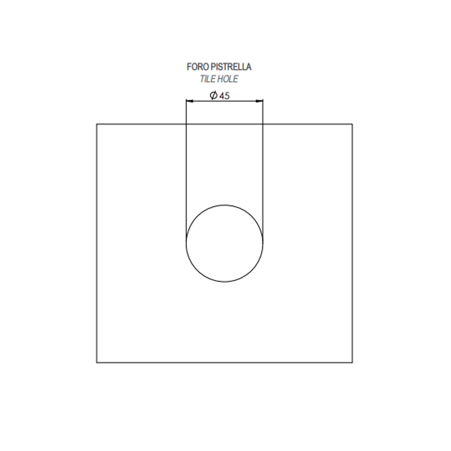 Miscelatore monocomando a incasso doccia Mariani serie Essenza - Cromo 2