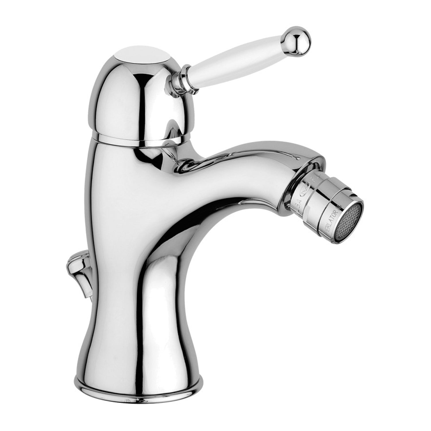 Miscelatore bidet con scarico serie Giorgia modello GI135CR cromato e bianco ral Paffoni by CeramicStore | Lo specialista del tuo bagno