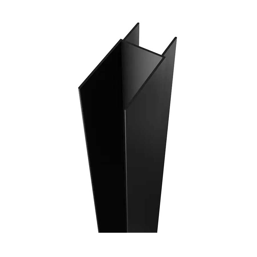 Profilo di compensazione (+3 cm )  finitura nera per box doccia modello Hexa By Samo