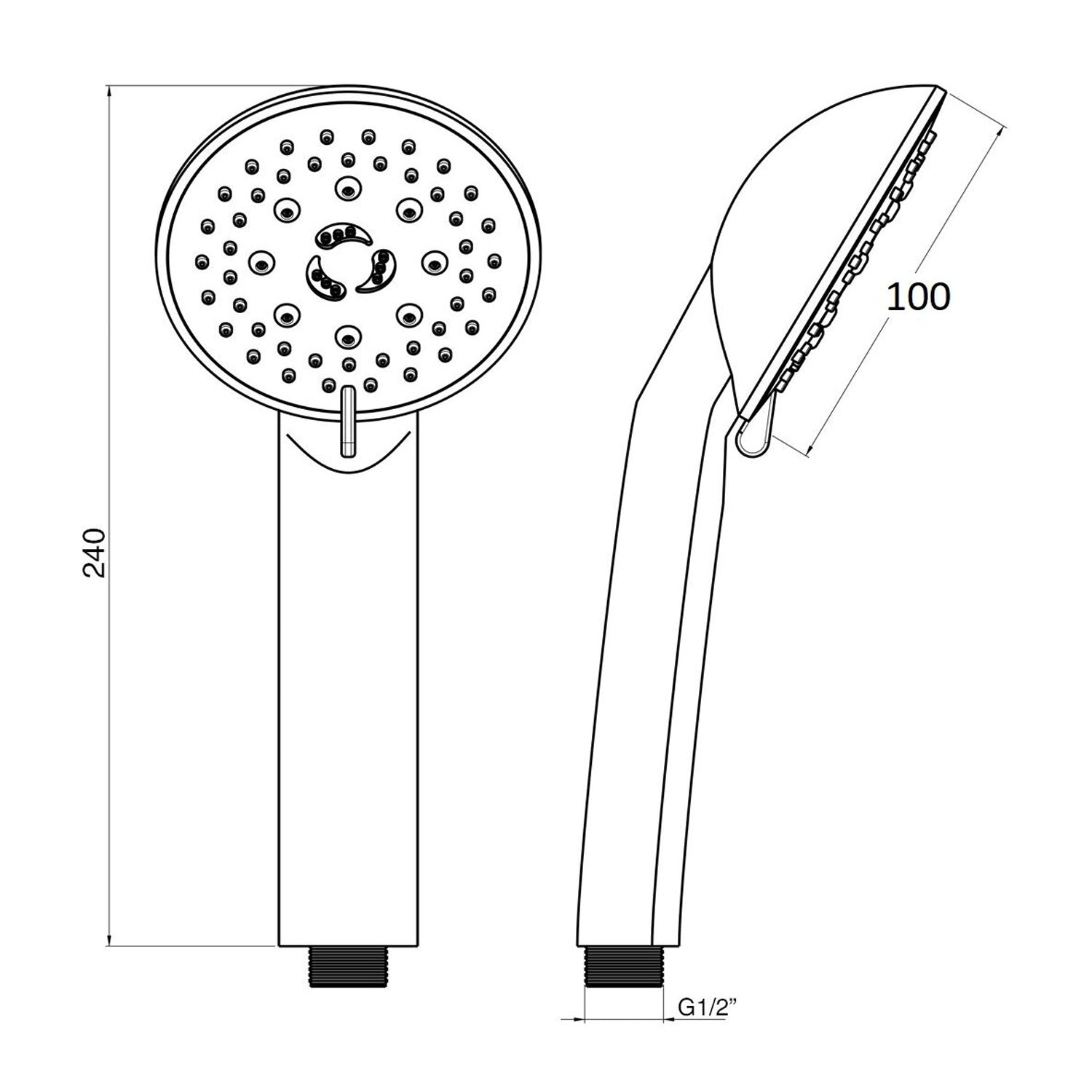  Doccia idromassaggio Zaffiro anticalcare abs con 5 funzioni by CeramicStore | Lo specialista del tuo bagno