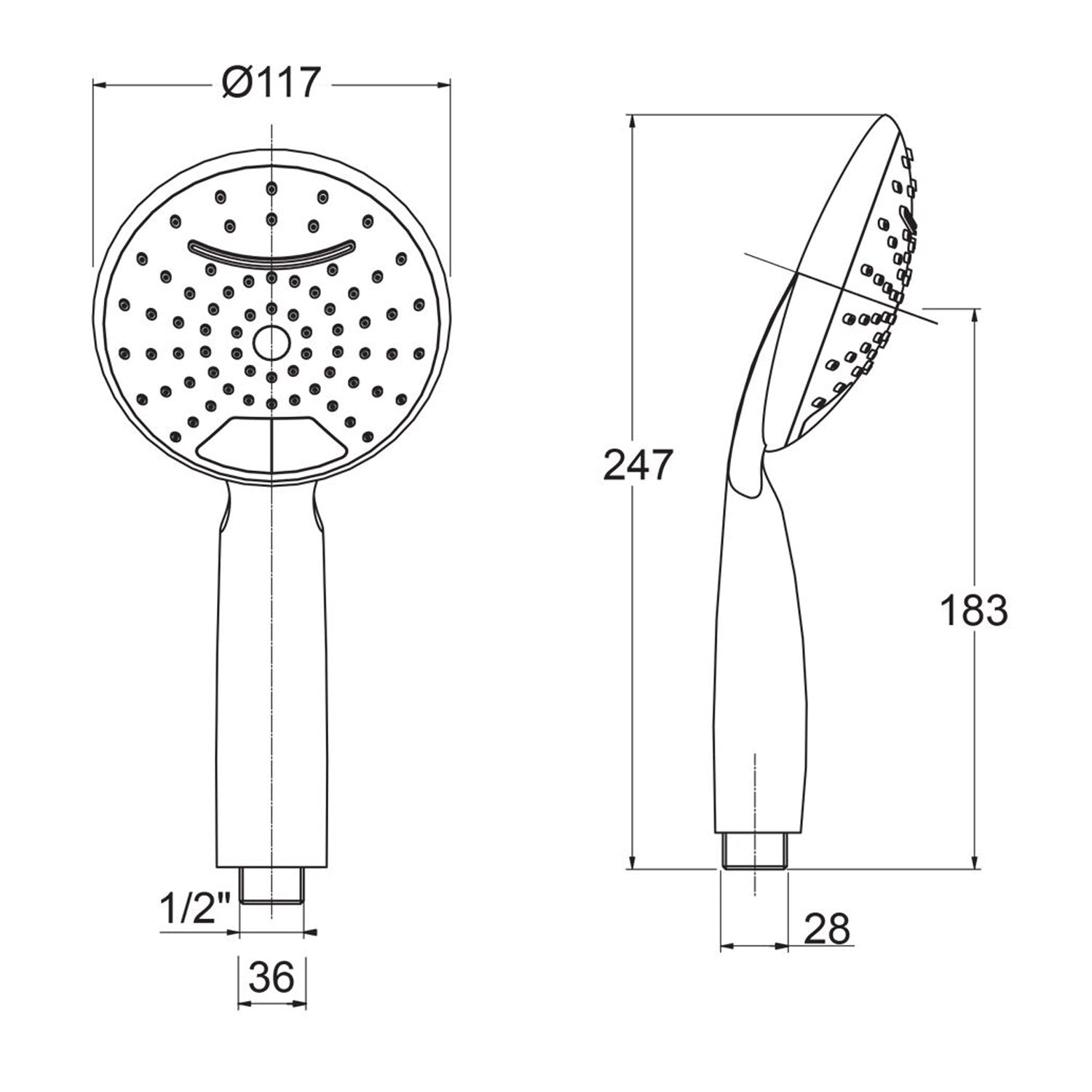  Doccia Corallo 2 funzioni con getto a cascata e box in abs by CeramicStore | Lo specialista del tuo bagno