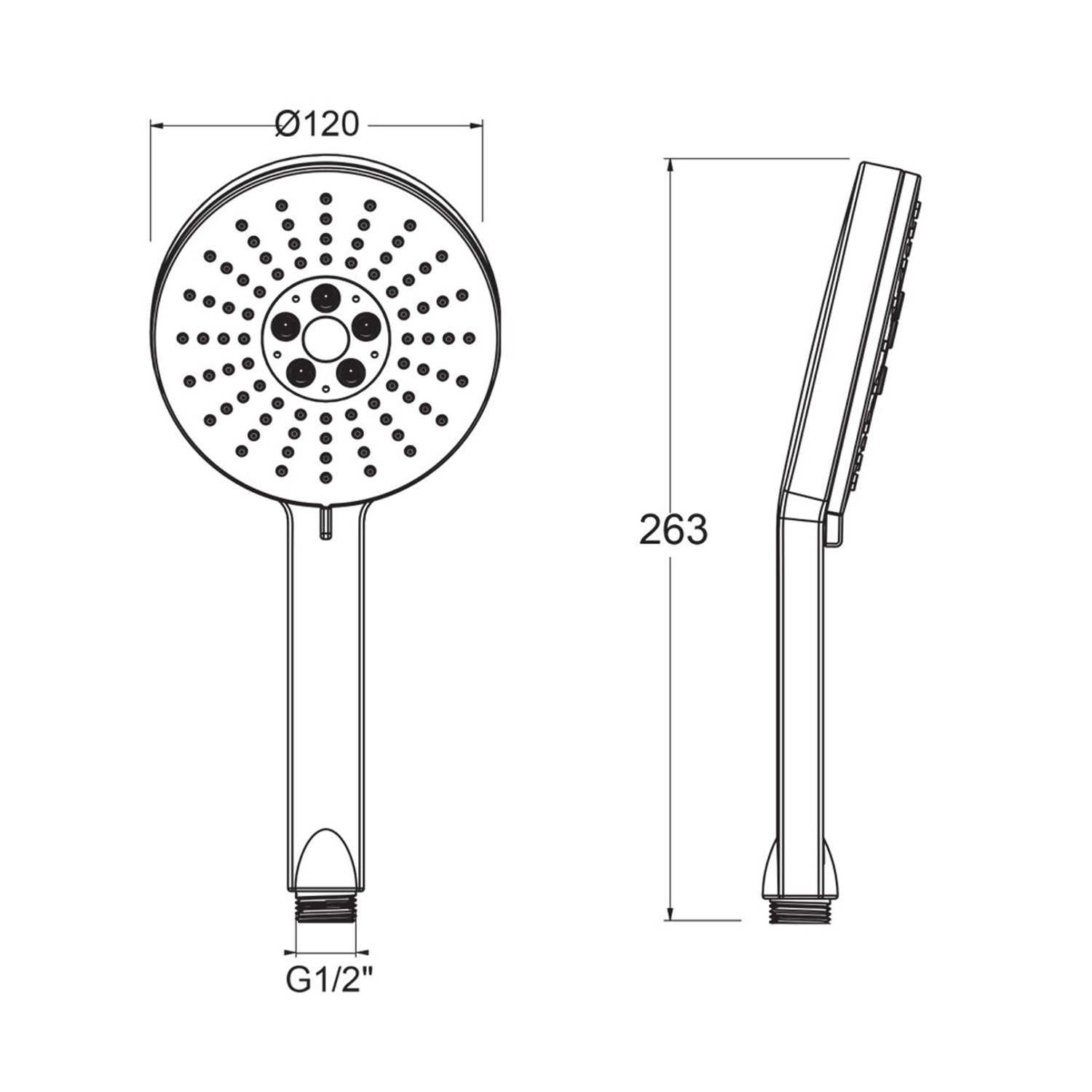  Doccia idromassaggio Agata 3 anticalcare 3 getti by CeramicStore | Lo specialista del tuo bagno