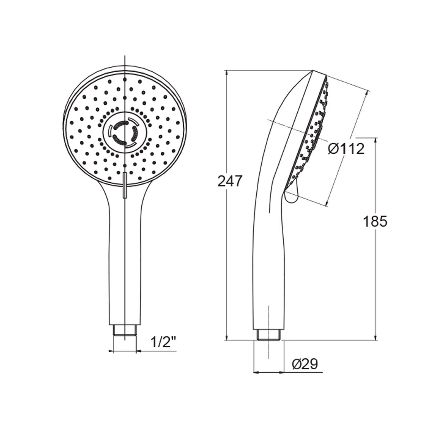  Doccia idromassaggio Alisso 3 anticalcare 3 getti by CeramicStore | Lo specialista del tuo bagno