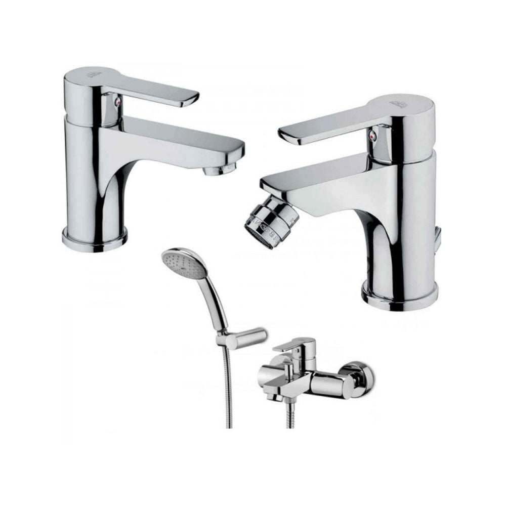 Set Paffoni Red miscelatore lavabo c/scarico + bidet c/scarico + vasca by CeramicStore | Lo specialista del tuo bagno