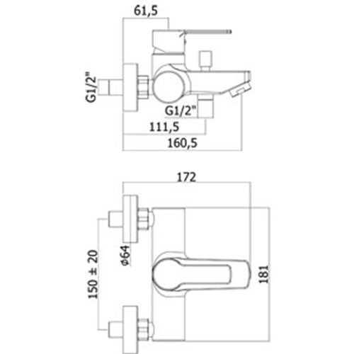  Set Paffoni Red miscelatore lavabo c/scarico + bidet c/scarico + vasca by CeramicStore | Lo specialista del tuo bagno