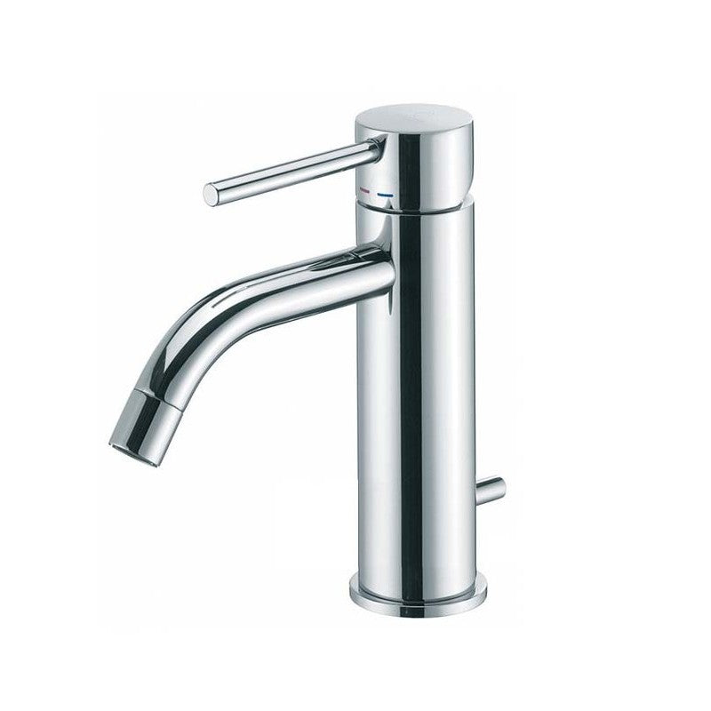 Miscelatore lavabo con scarico Paffoni Light in ottone cromato by CeramicStore | Lo specialista del tuo bagno