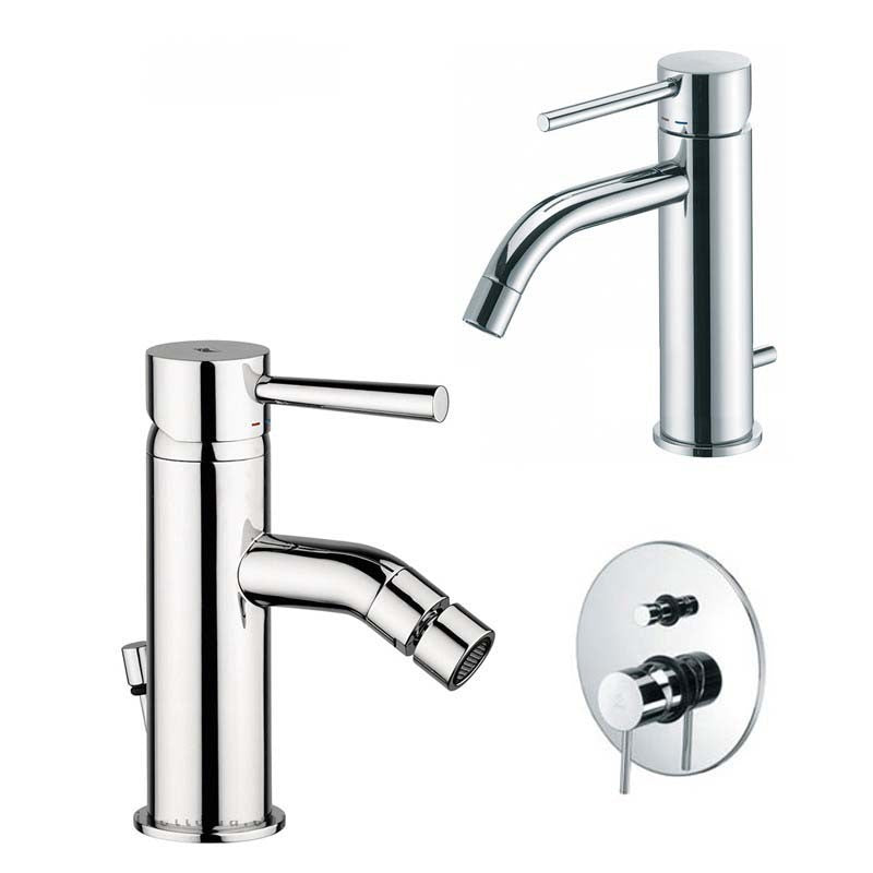 Paffoni Light miscelatore lavabo c/scarico