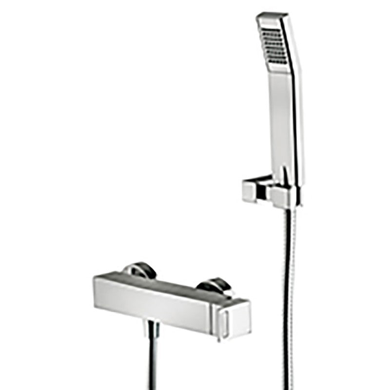 Miscelatore doccia Paffoni Effe ottone cromato lucido completo di set doccia by CeramicStore | Lo specialista del tuo bagno