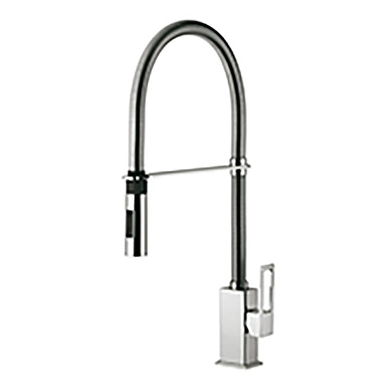 Miscelatore lavello Professional Paffoni Effe con doccia in ABS a doppio getto by CeramicStore | Lo specialista del tuo bagno