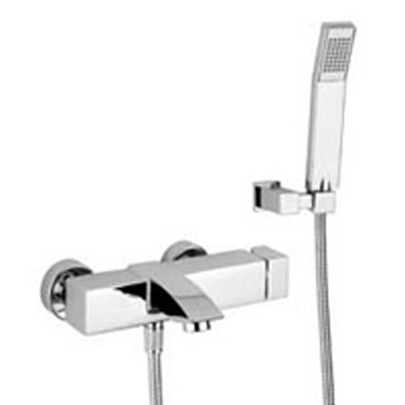 Miscelatore vasca con set doccia Paffoni Level art. LEC023CR by CeramicStore | Lo specialista del tuo bagno