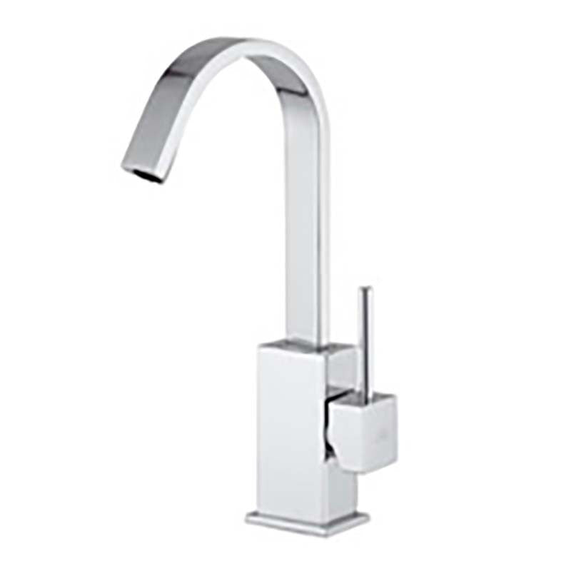Miscelatore lavabo Paffoni Level con canna piatta con scarico by CeramicStore | Lo specialista del tuo bagno