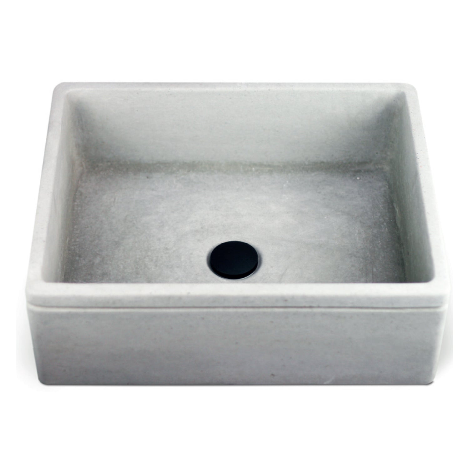 Lavello da esterno in cemento grigio cm 50x40x18h cm modello Liz by CeramicStore | Lo specialista del tuo bagno