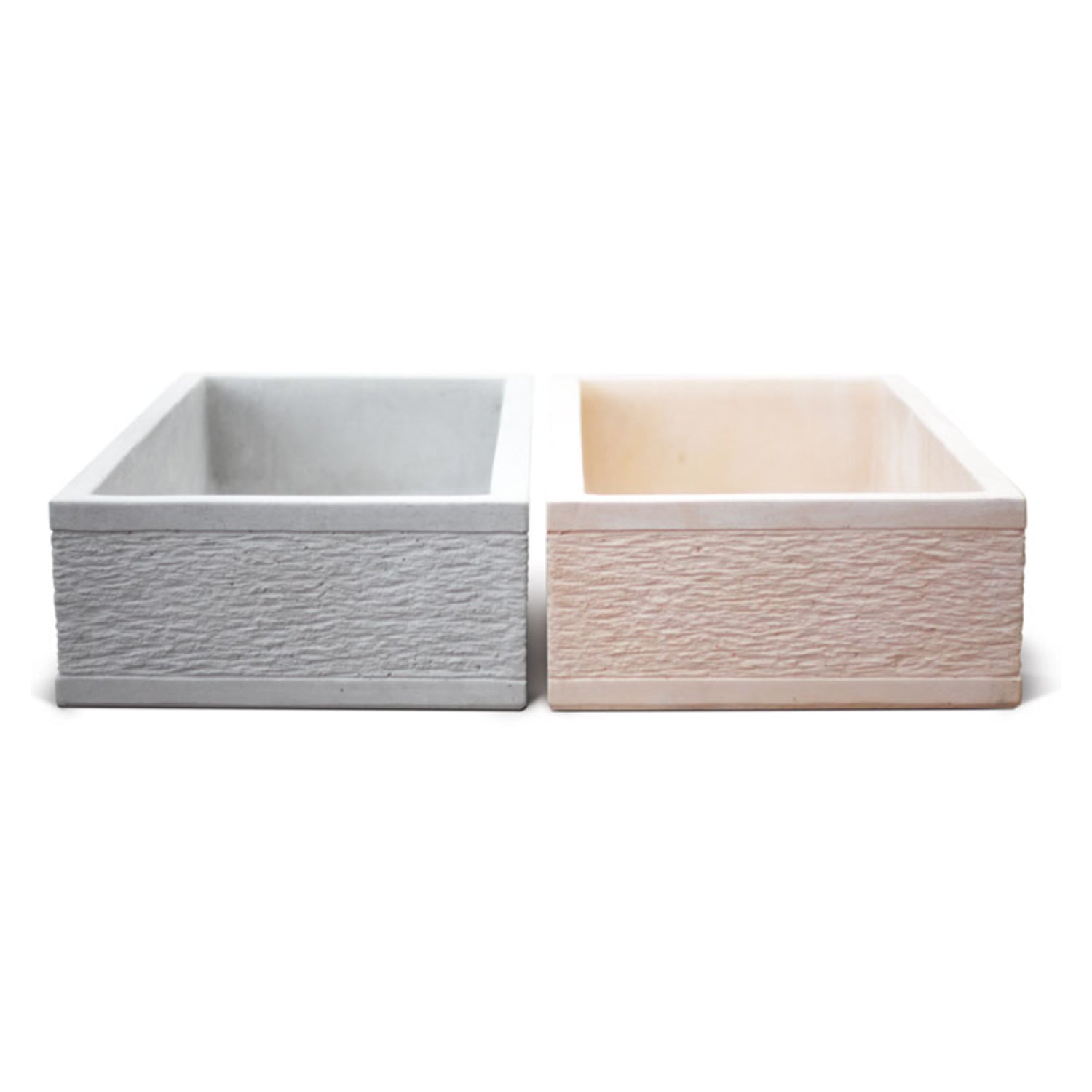  Acquaio da giardino in cemento rosa cm 70x35x16h cm modello Best XL by CeramicStore | Lo specialista del tuo bagno