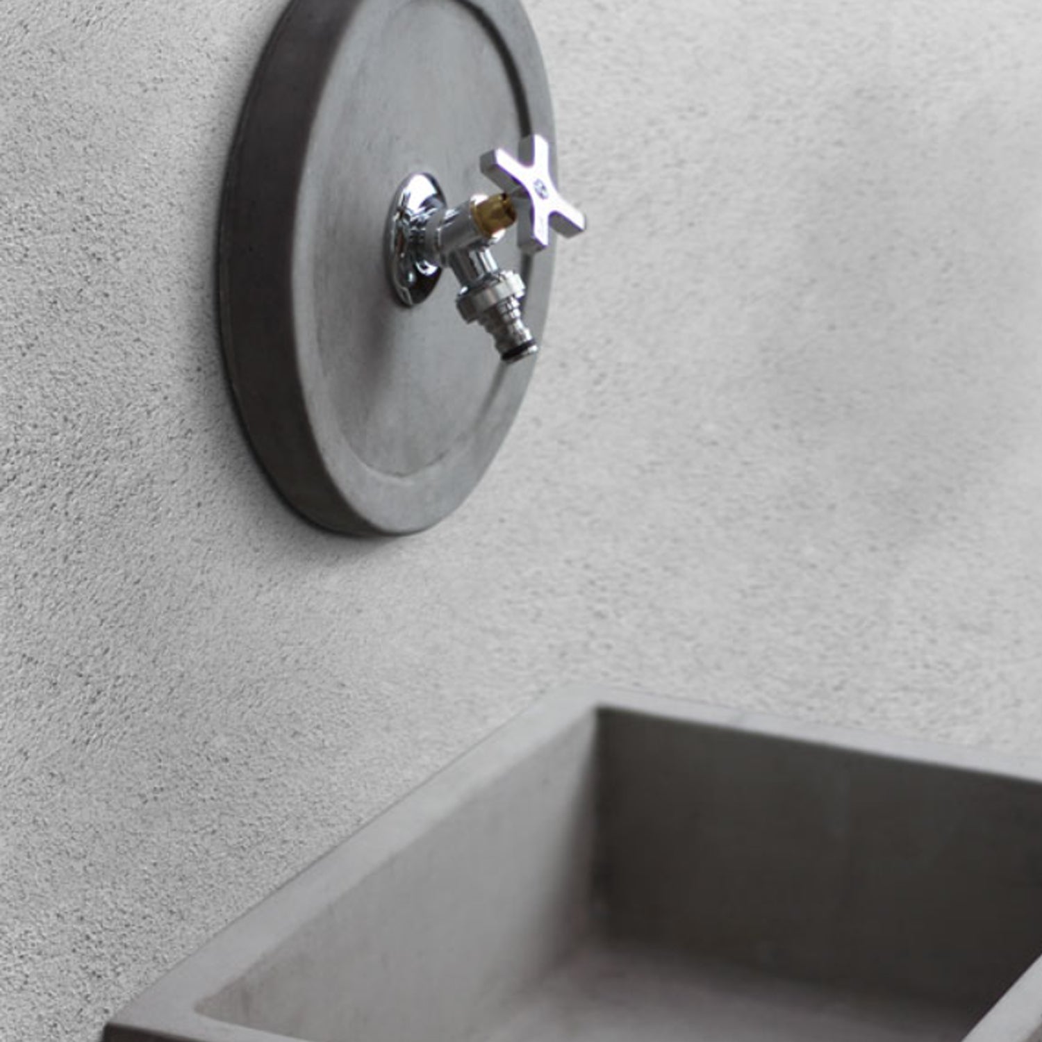  Rubinetto per fontana da giardino in ottone cromato attacco 1/2" a distanza ridotta by CeramicStore | Lo specialista del tuo bagno