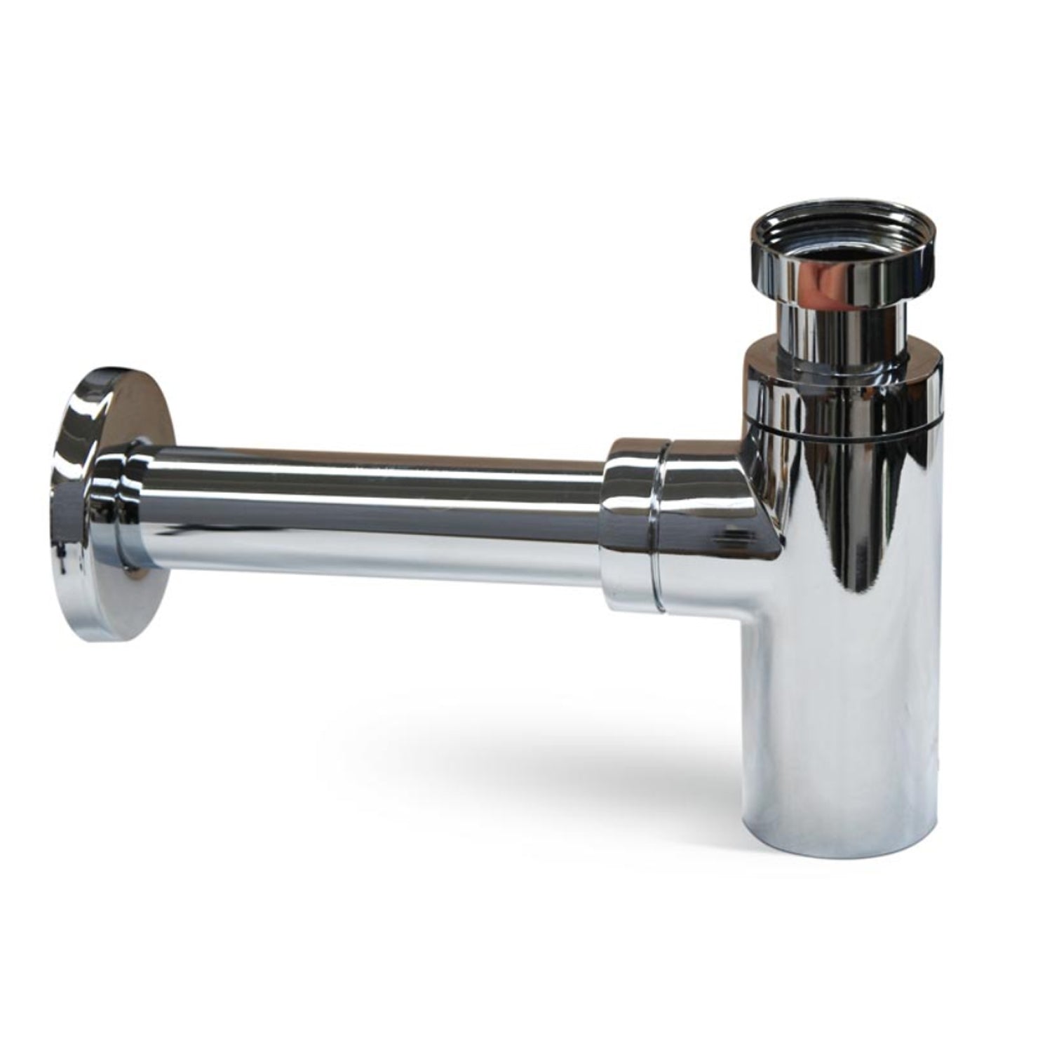 Sifone di scarico a bottiglia in ottone cromato per lavelli da esterno 1"1/4 by CeramicStore | Lo specialista del tuo bagno