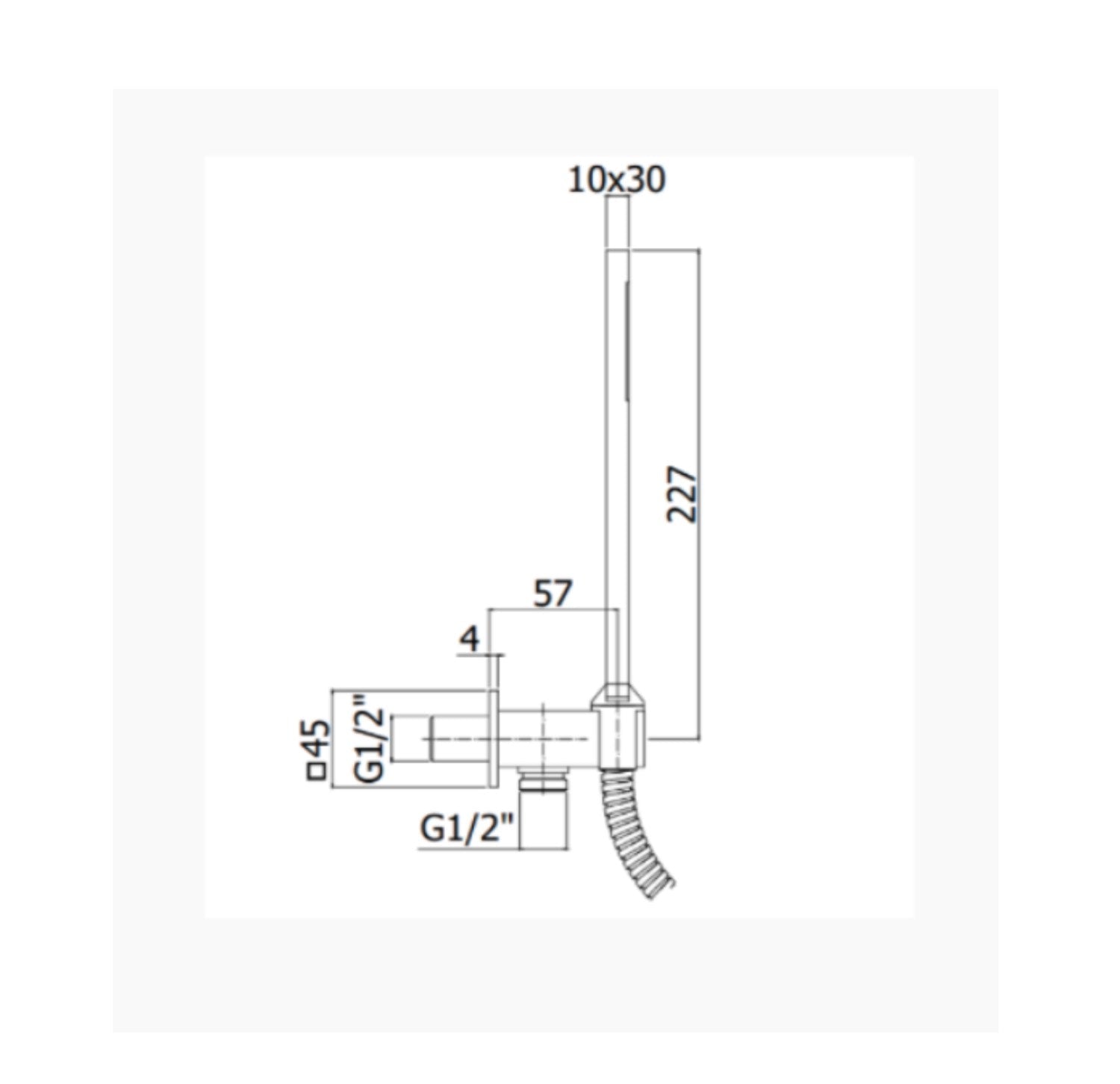  Set soffione doccia con braccio tondo e miscelatore con set doccia quadro in nero opaco Paffoni by CeramicStore | Lo specialista del tuo bagno