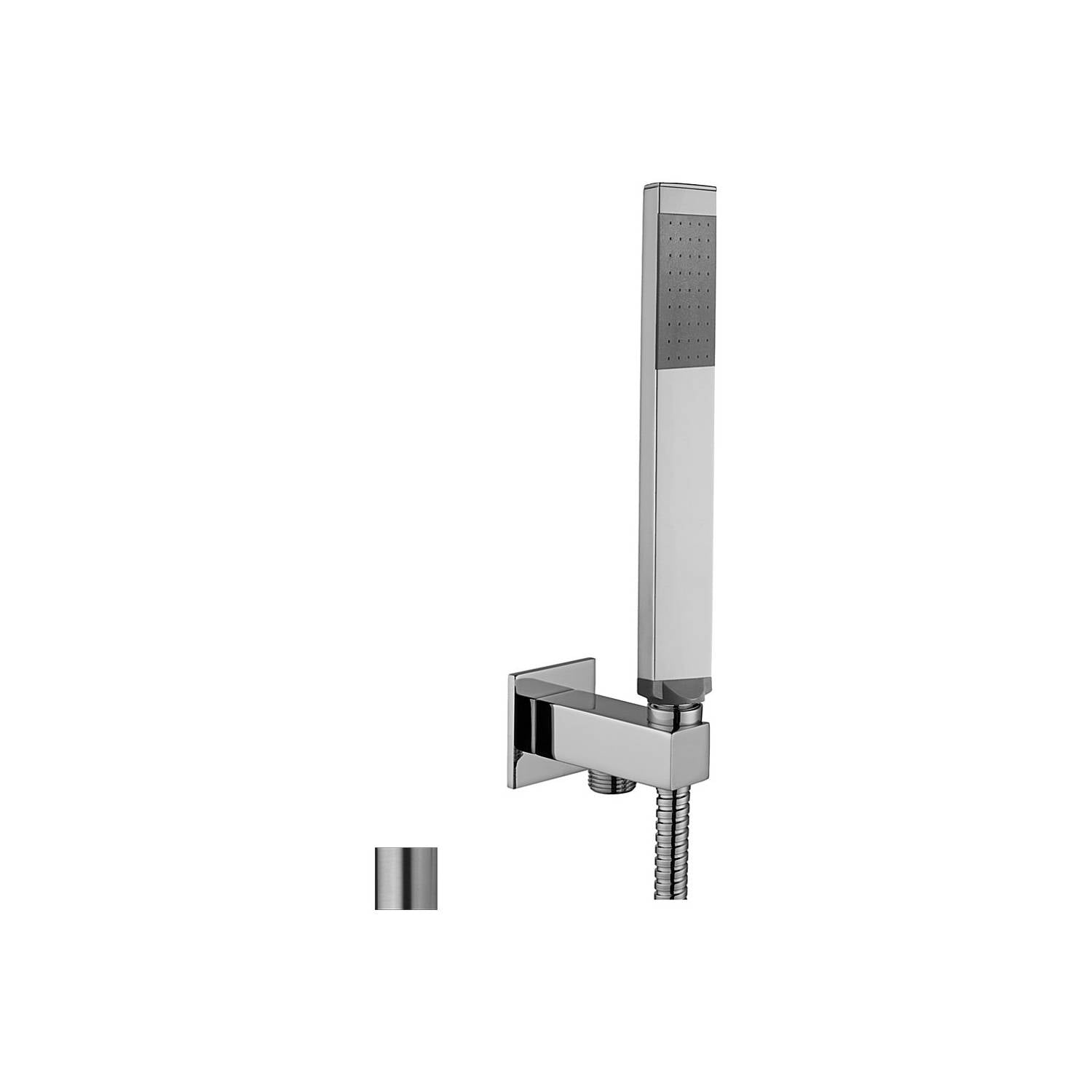  Set Soffione doccia Level e doccia tonda con miscelatore termostato e set duplex doccia in acciaio spazzolato Paffoni by CeramicStore | Lo specialista del tuo bagno