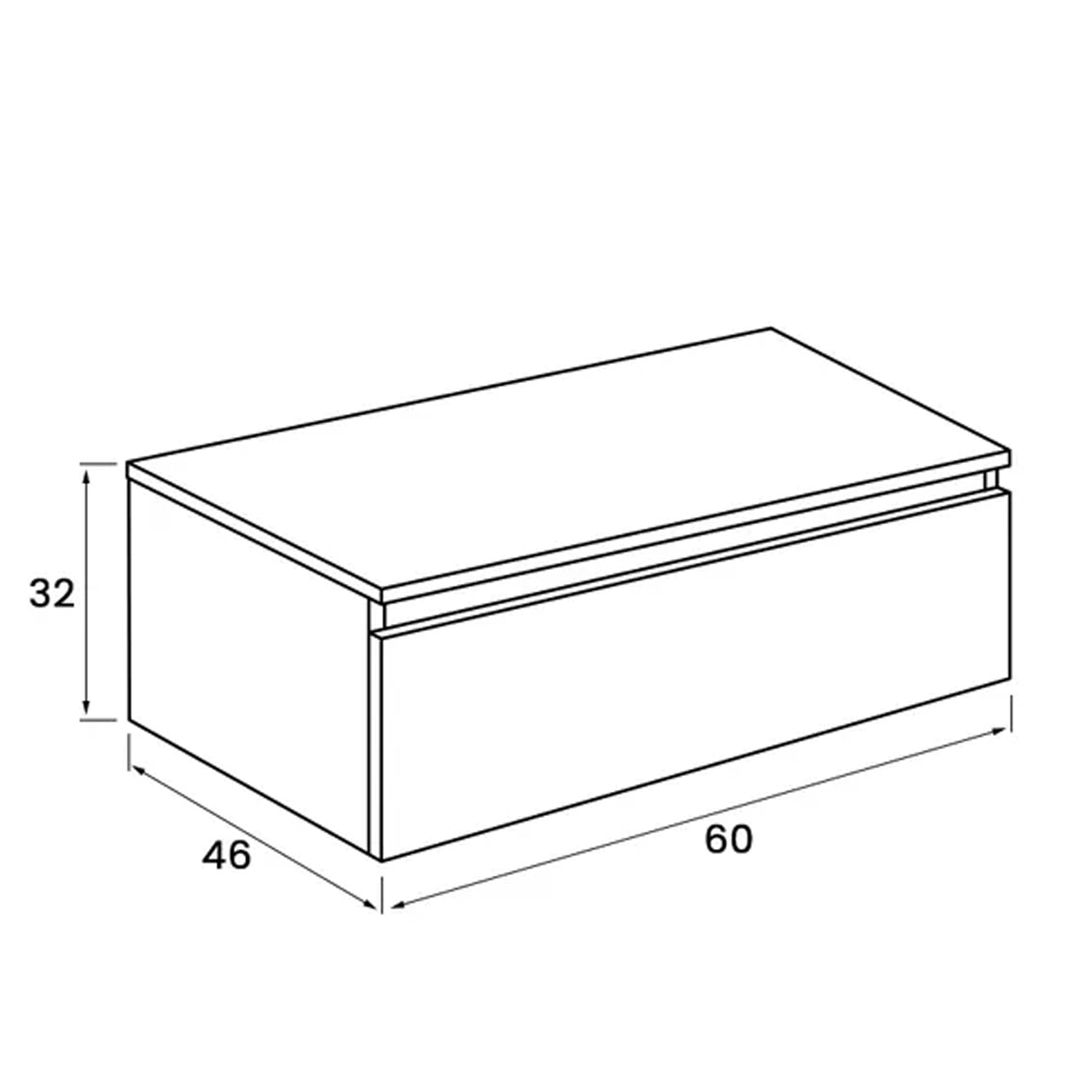  Composizione Bagno 100 cm Rovere fossile con Lavabo d€™Appoggio e Specchio LED - Cassetto Bianco Lucido Cubi&Co Destiny 3 by CeramicStore | Lo specialista del tuo bagno