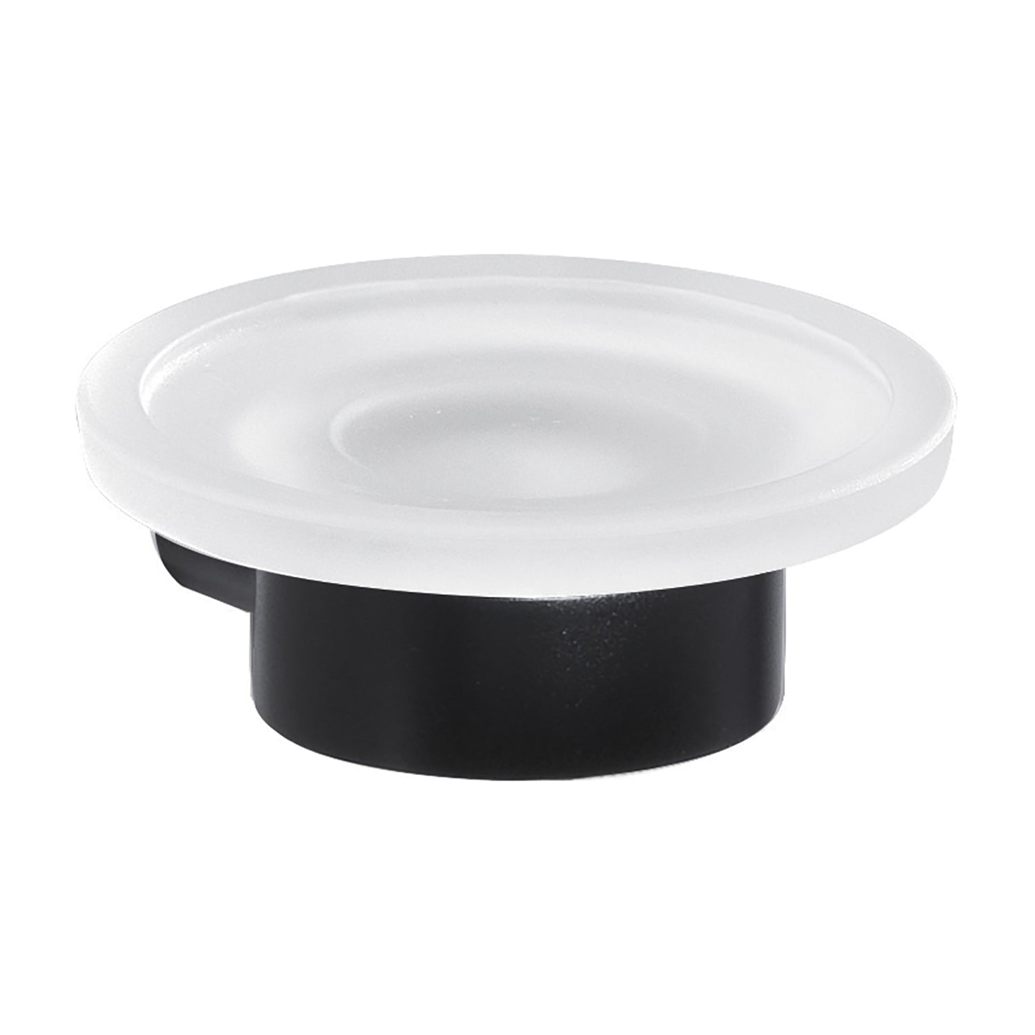 Portasapone a muro in Ottone e Cromall di Gedy serie Pirenei - Nero Matt by CeramicStore | Lo specialista del tuo bagno