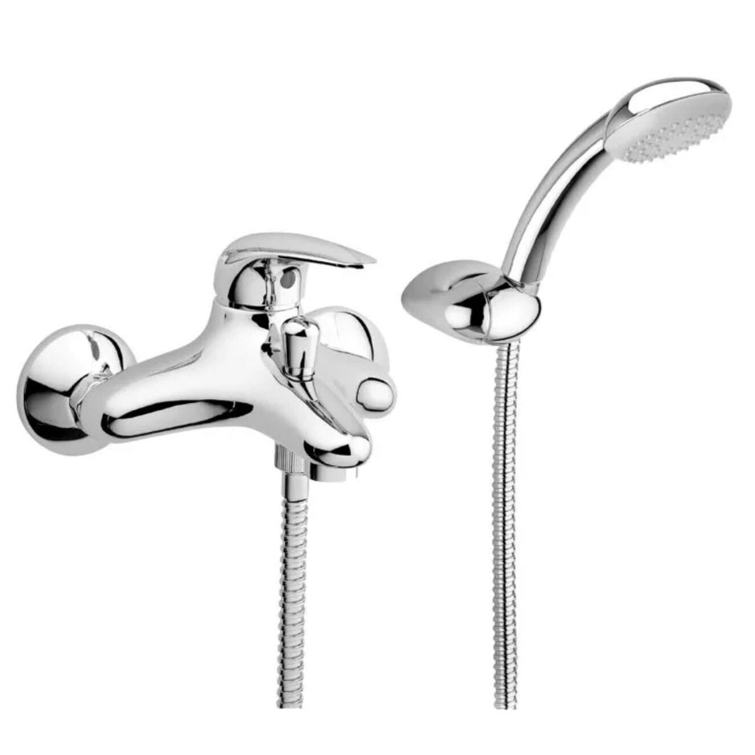 Miscelatore vasca/doccia con supporto a muro snodato Smart serie Duemila Paffoni - Cromato by CeramicStore | Lo specialista del tuo bagno