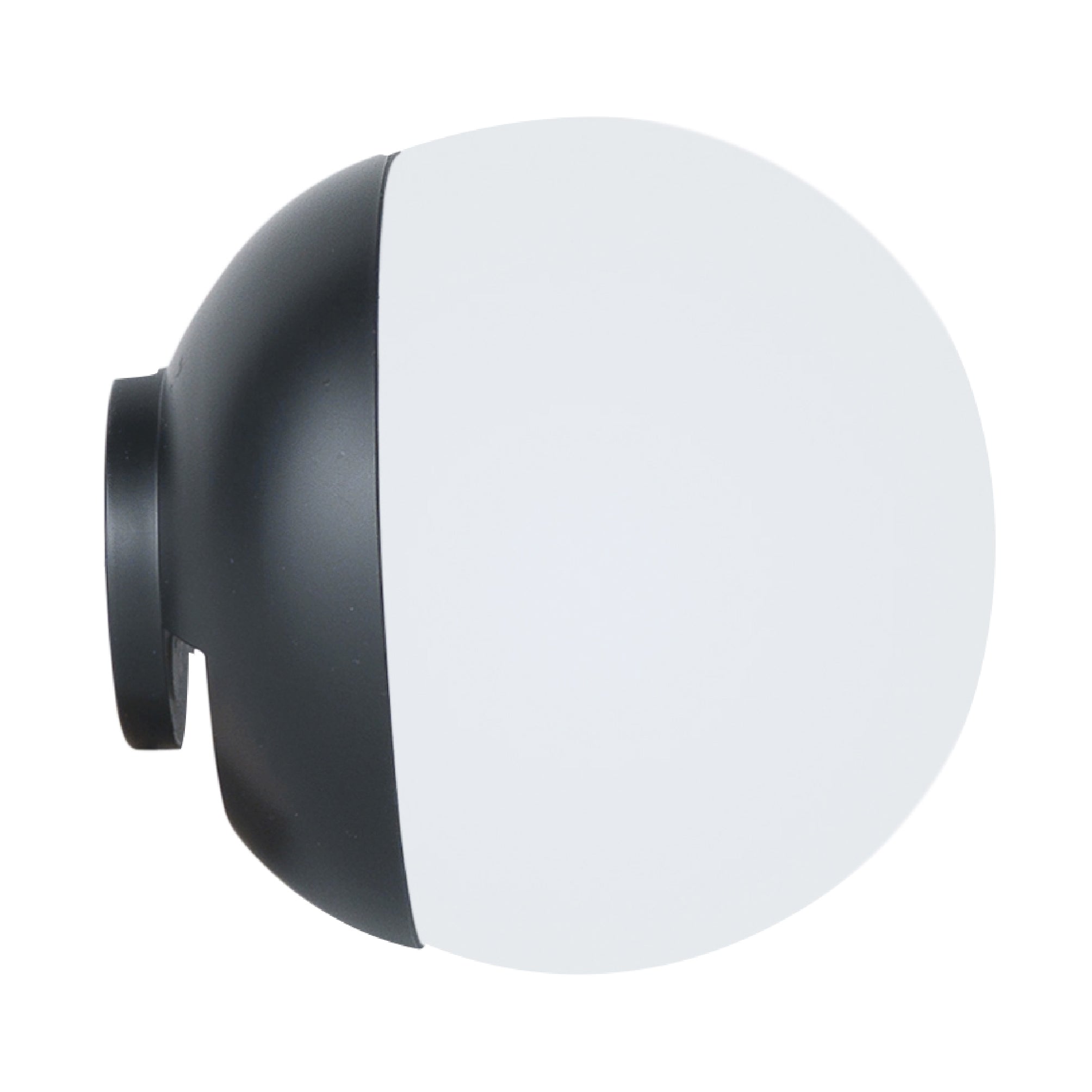 Lampada led tonda per specchio di Gedy modello Delos - Nero Matt by CeramicStore | Lo specialista del tuo bagno