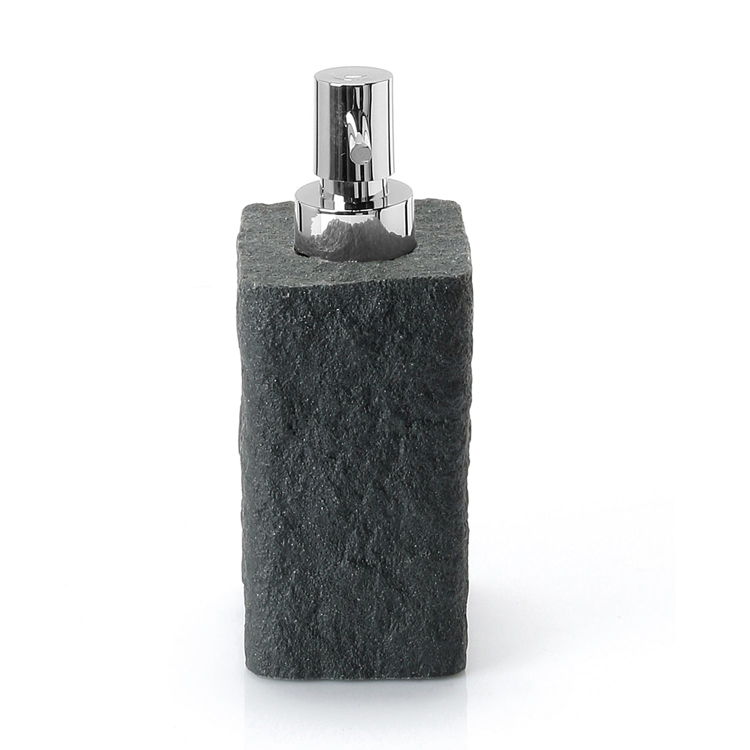 AR80-85 - Dispenser sapone da appoggio, con erogatore in plastica cromata Gedy Collezione Aries - Finitura Antracite 3