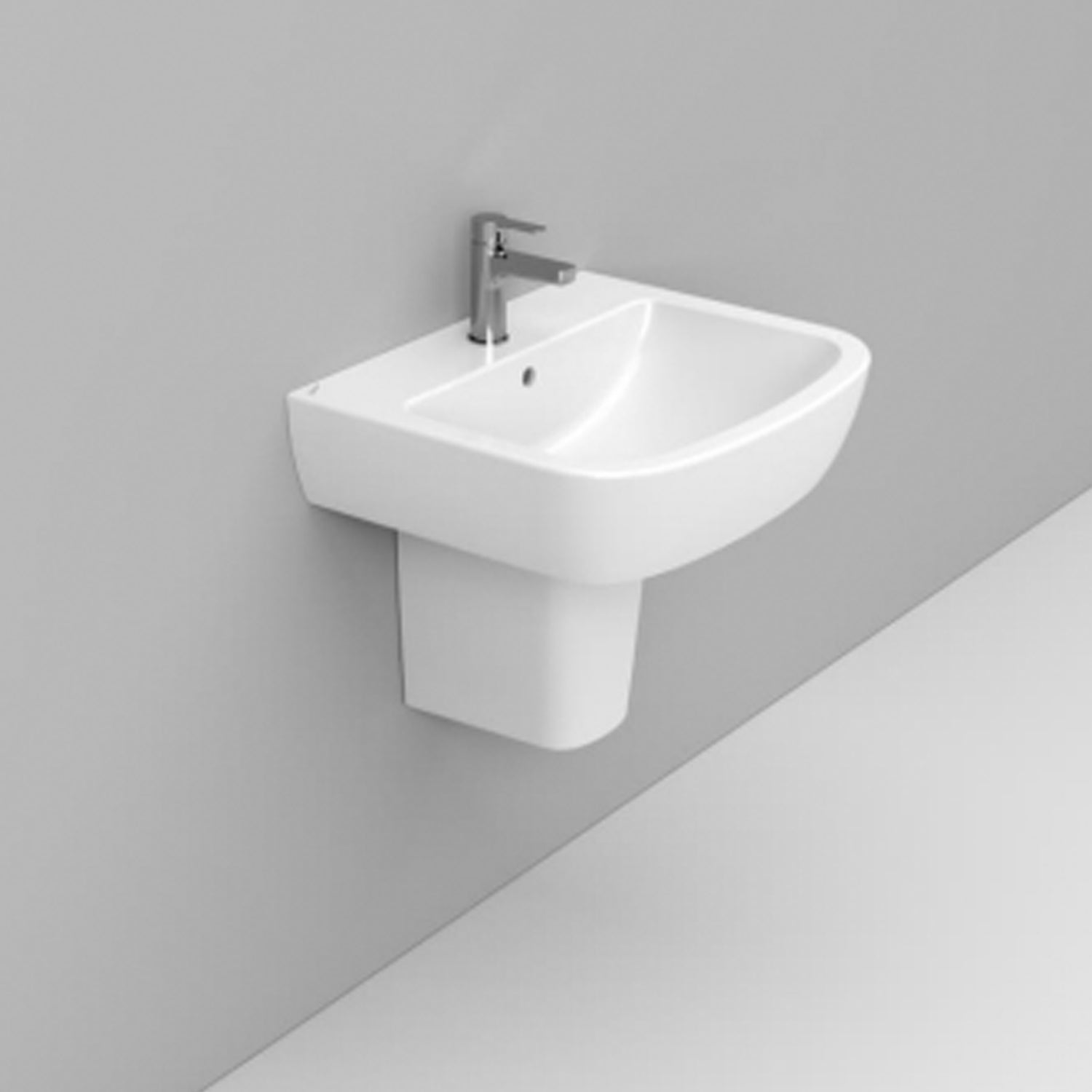  Lavabo sospeso Ceramica Dolomite modello Gemma2 60x50 cm by CeramicStore | Lo specialista del tuo bagno