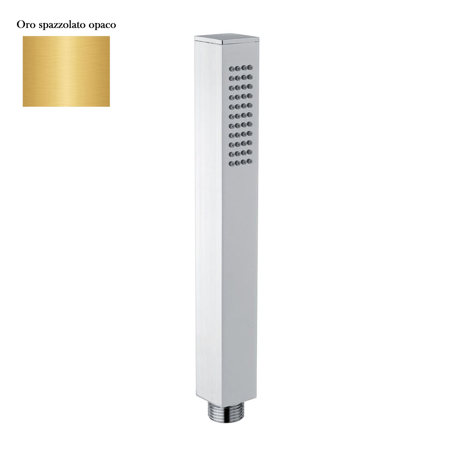 Doccia Glamour monogetto in ottone anticalcare oro spazzolato by CeramicStore | Lo specialista del tuo bagno