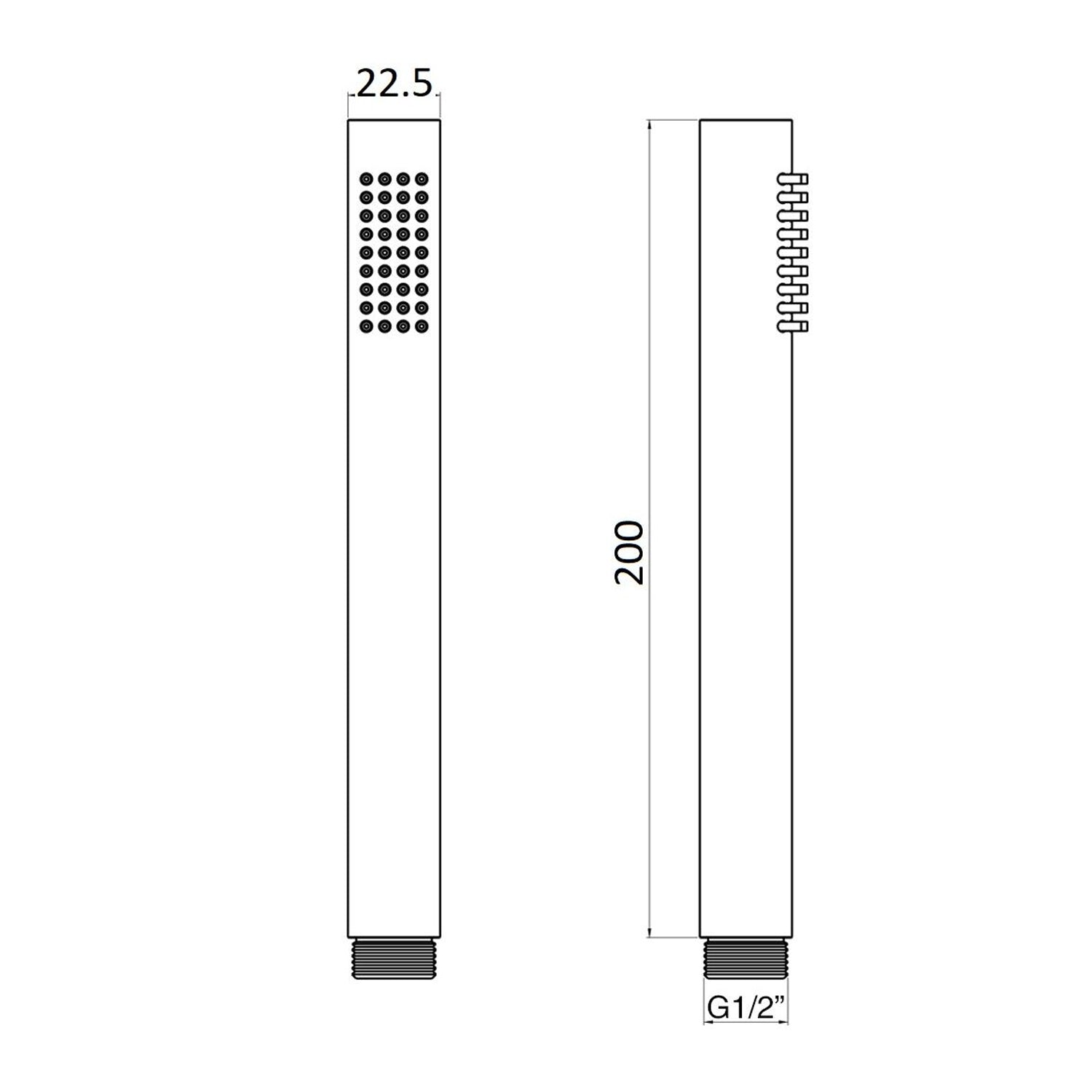  Doccia Artist monogetto in ottone anticalcare bianca by CeramicStore | Lo specialista del tuo bagno