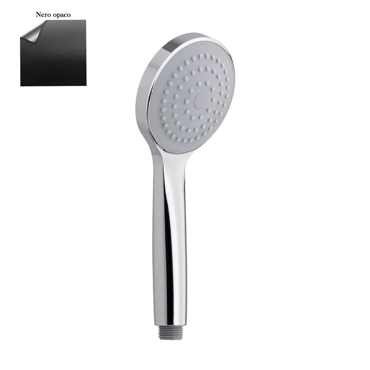 Doccia Alisso monogetto in abs anticalcare nera by CeramicStore | Lo specialista del tuo bagno