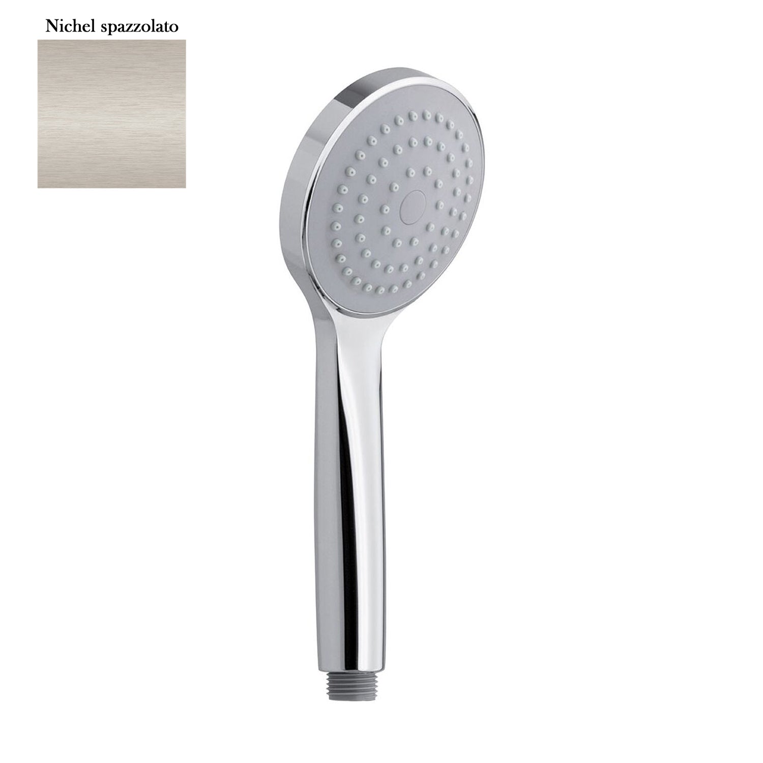 Doccia Alisso monogetto in abs anticalcare nichel by CeramicStore | Lo specialista del tuo bagno