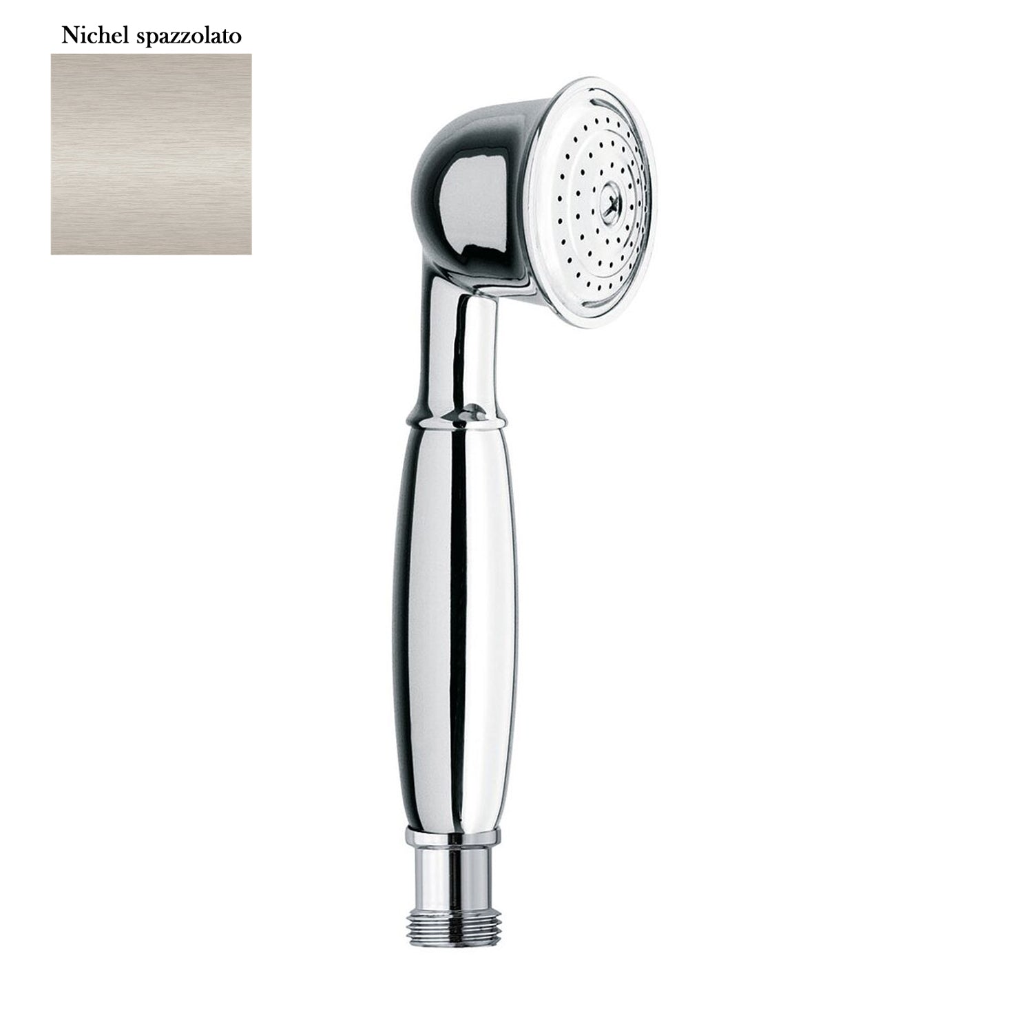 Doccia Violetta con manopola e disco A in ottone nichel by CeramicStore | Lo specialista del tuo bagno