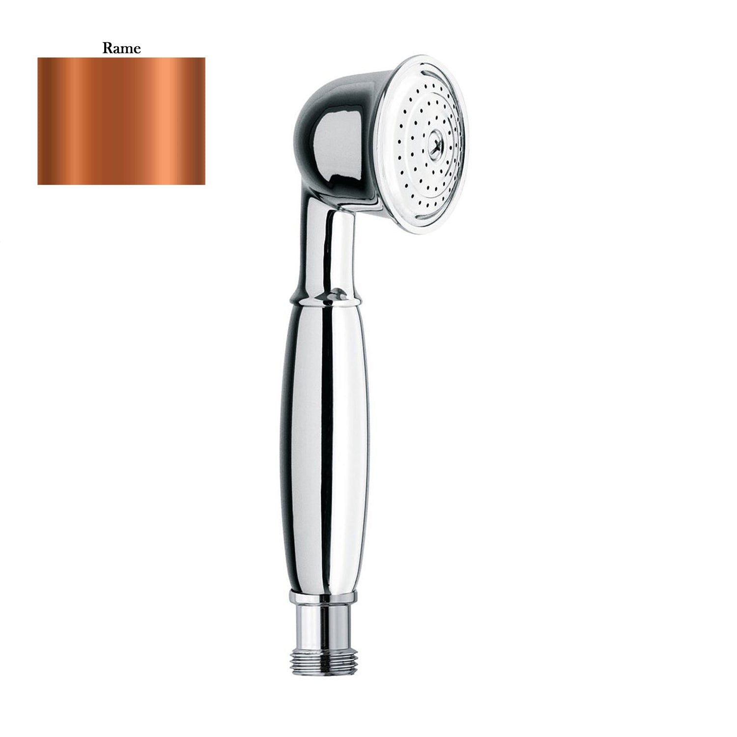 Doccia Violetta con manopola e disco A in ottone rame by CeramicStore | Lo specialista del tuo bagno