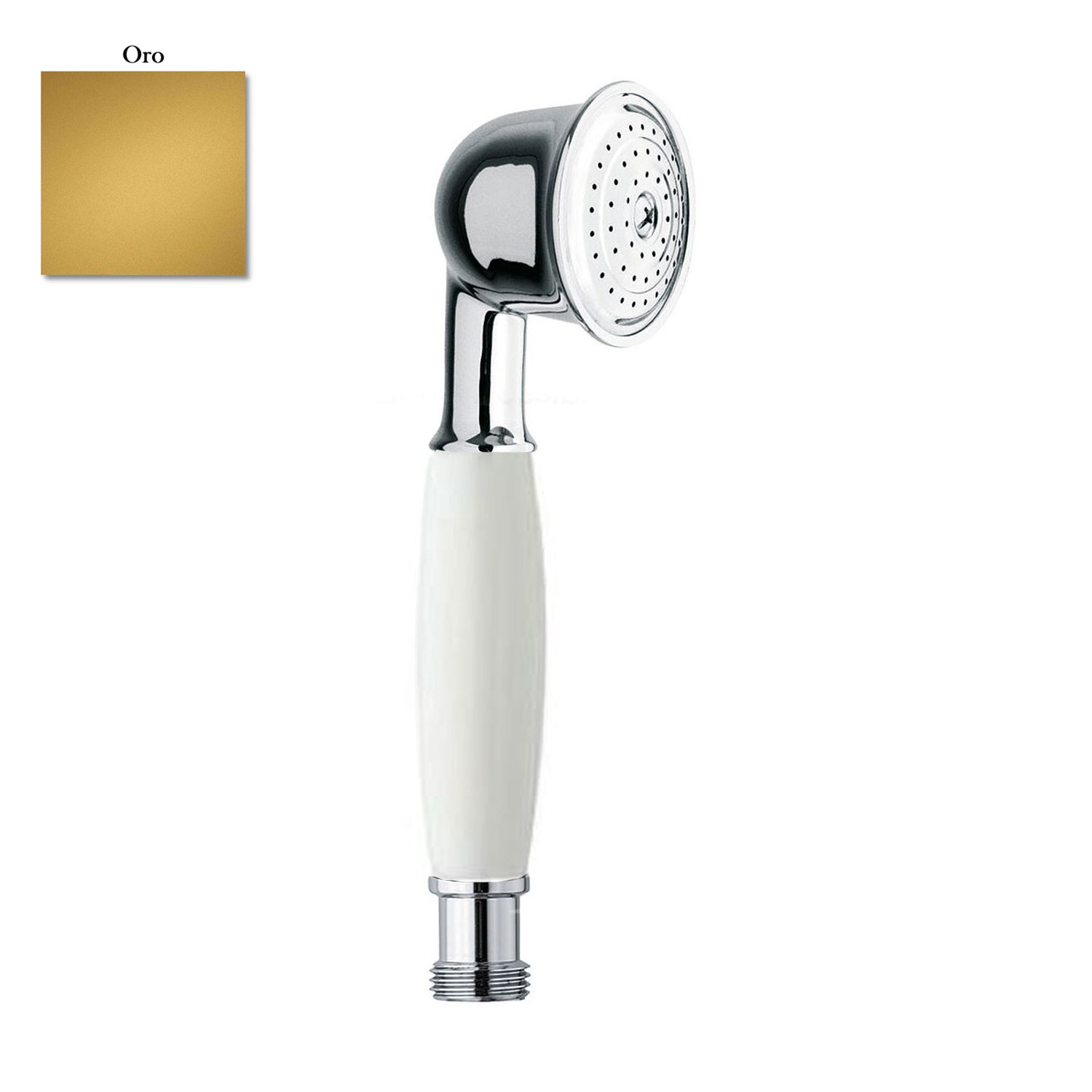 Doccia Violetta oro con manopola 2 in moplen e disco B by CeramicStore | Lo specialista del tuo bagno