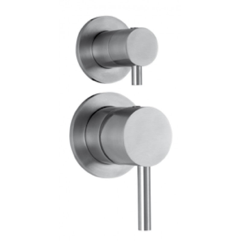 Miscelatore doccia incasso con deviatore Paffoni Steel acciaio inox by CeramicStore | Lo specialista del tuo bagno