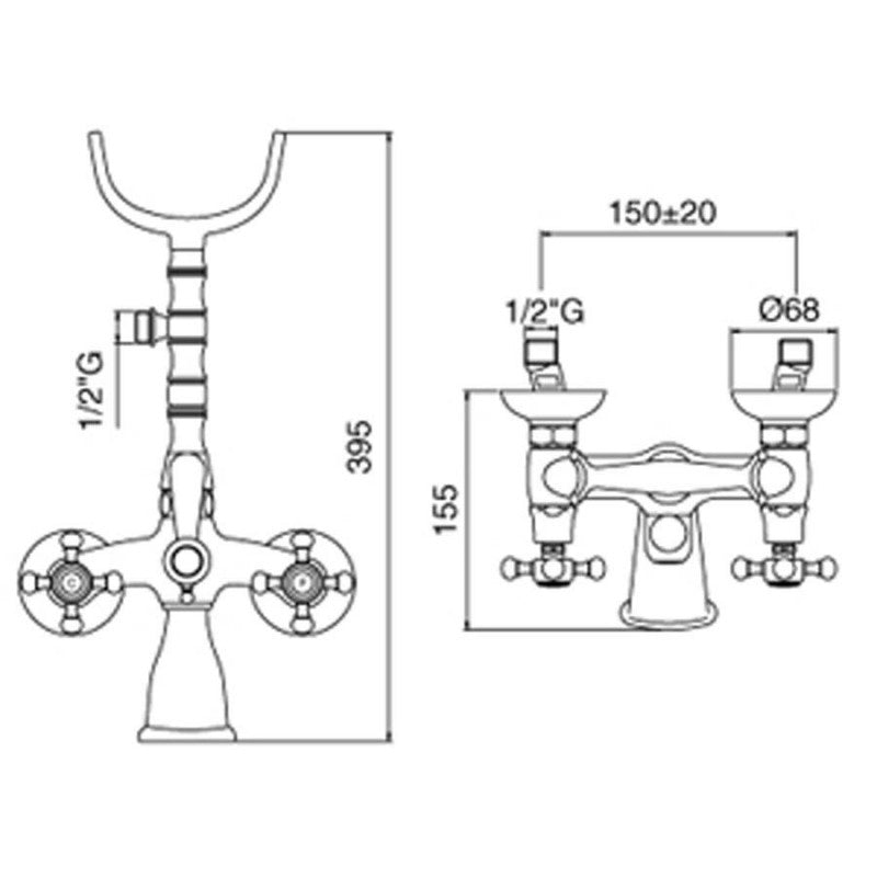  Gruppo vasca con set doccia Paffoni Belinda art. FBLV023CR by CeramicStore | Lo specialista del tuo bagno