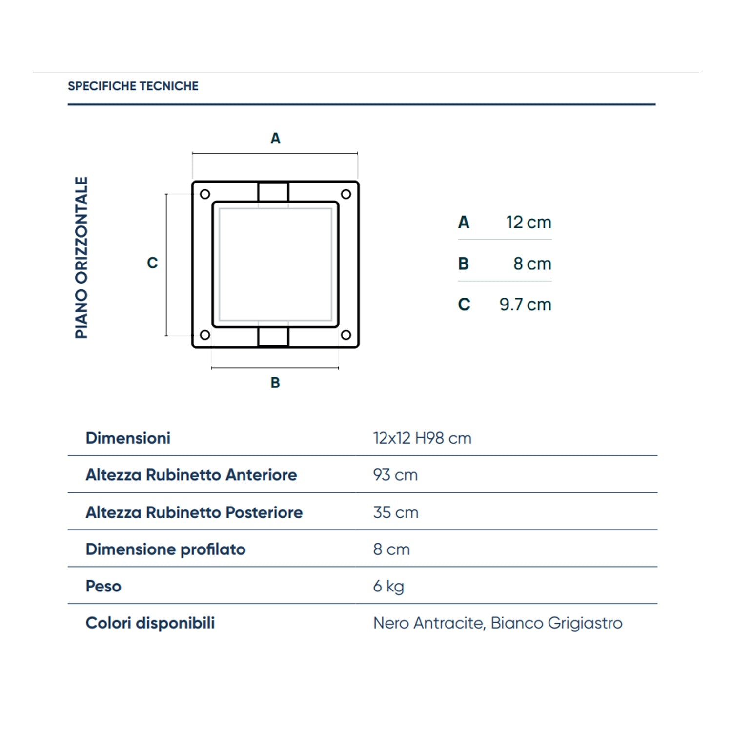 Punto acqua a terra con doppio rubinetto in alluminio verniciato nero modello London by CeramicStore | Lo specialista del tuo bagno