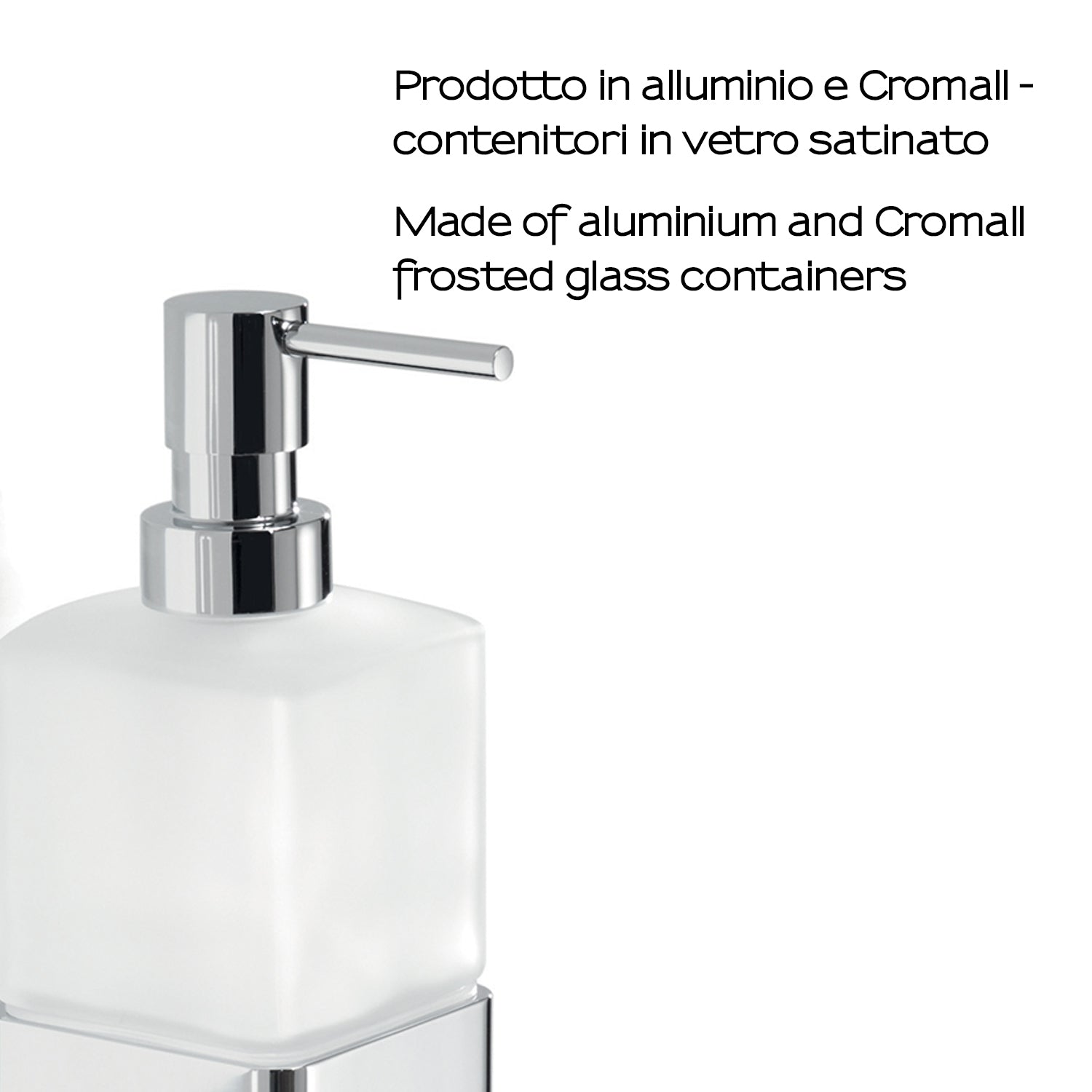  Dispenser Sapone a parete di Gedy serie Lounge con erogatore in Ottone - Cromato by CeramicStore | Lo specialista del tuo bagno