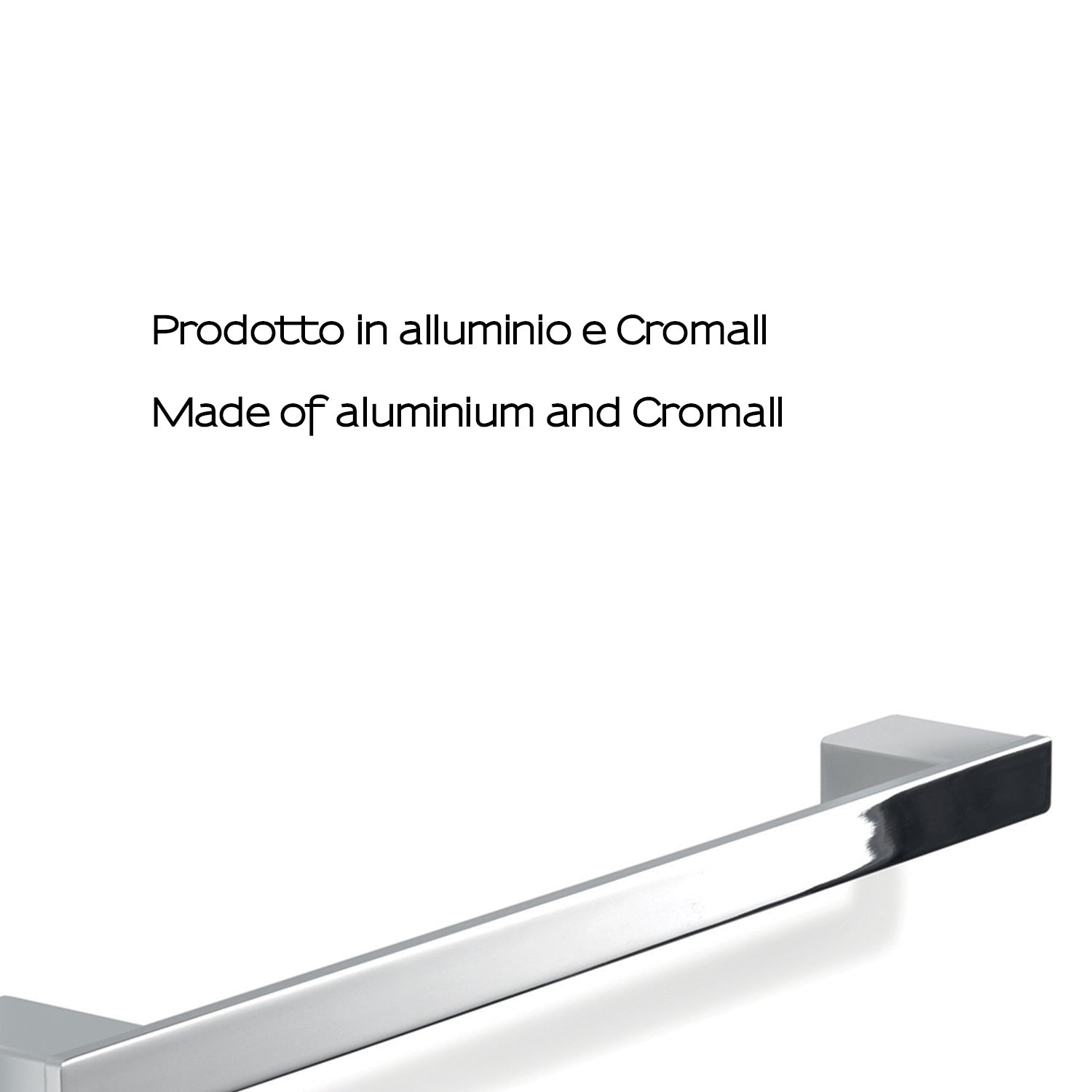  Portasalviette a parete Gedy serie Lounge 45 cm - Cromato by CeramicStore | Lo specialista del tuo bagno