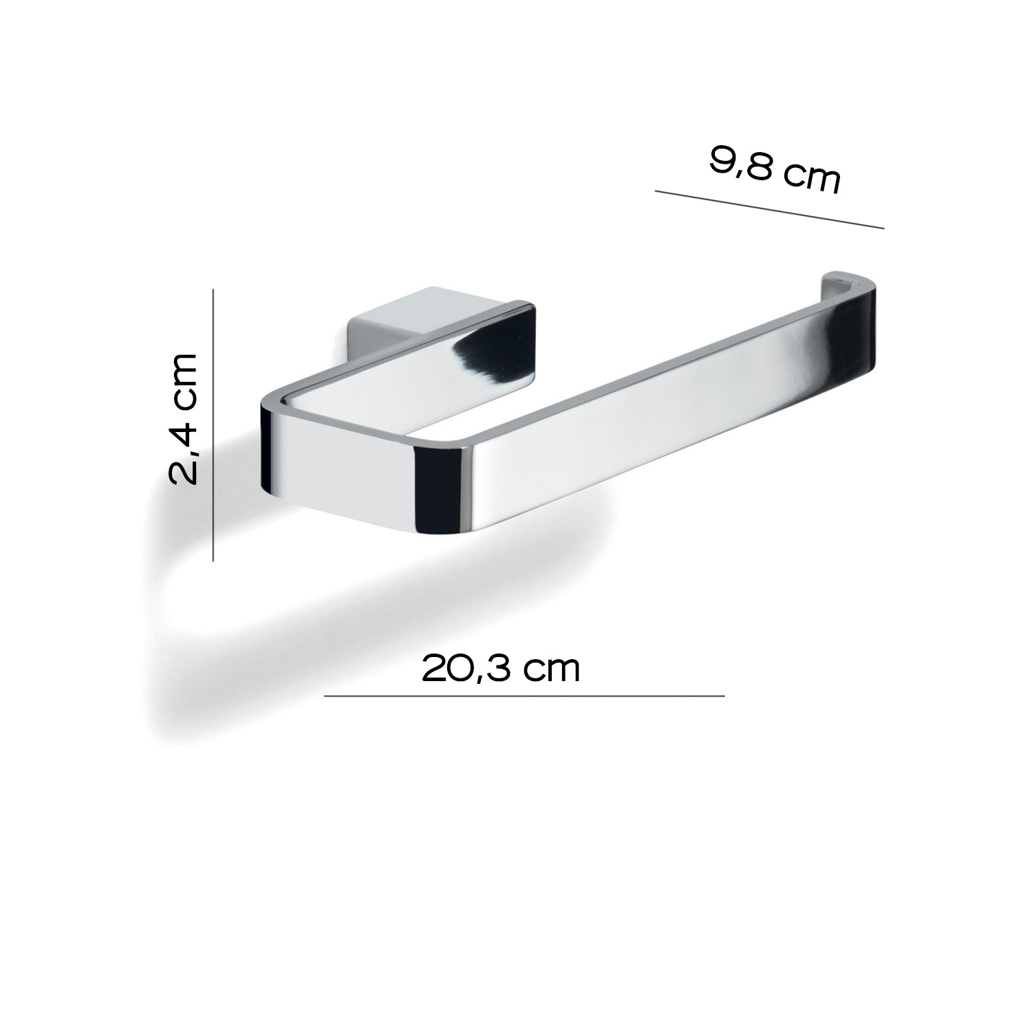  Portasalviette ad anello Gedy serie Lounge - Cromato by CeramicStore | Lo specialista del tuo bagno