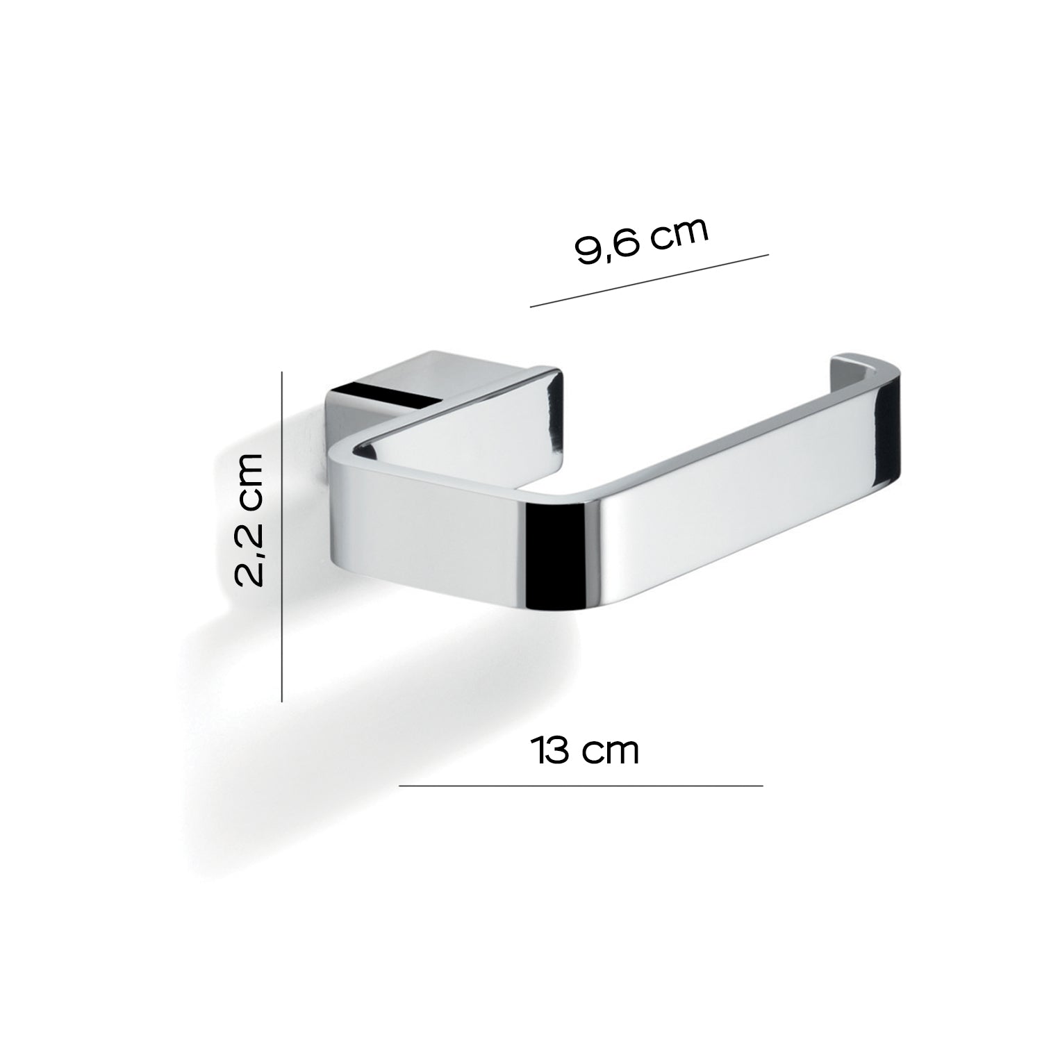  Portarotolo a parete Gedy serie Lounge - Cromato