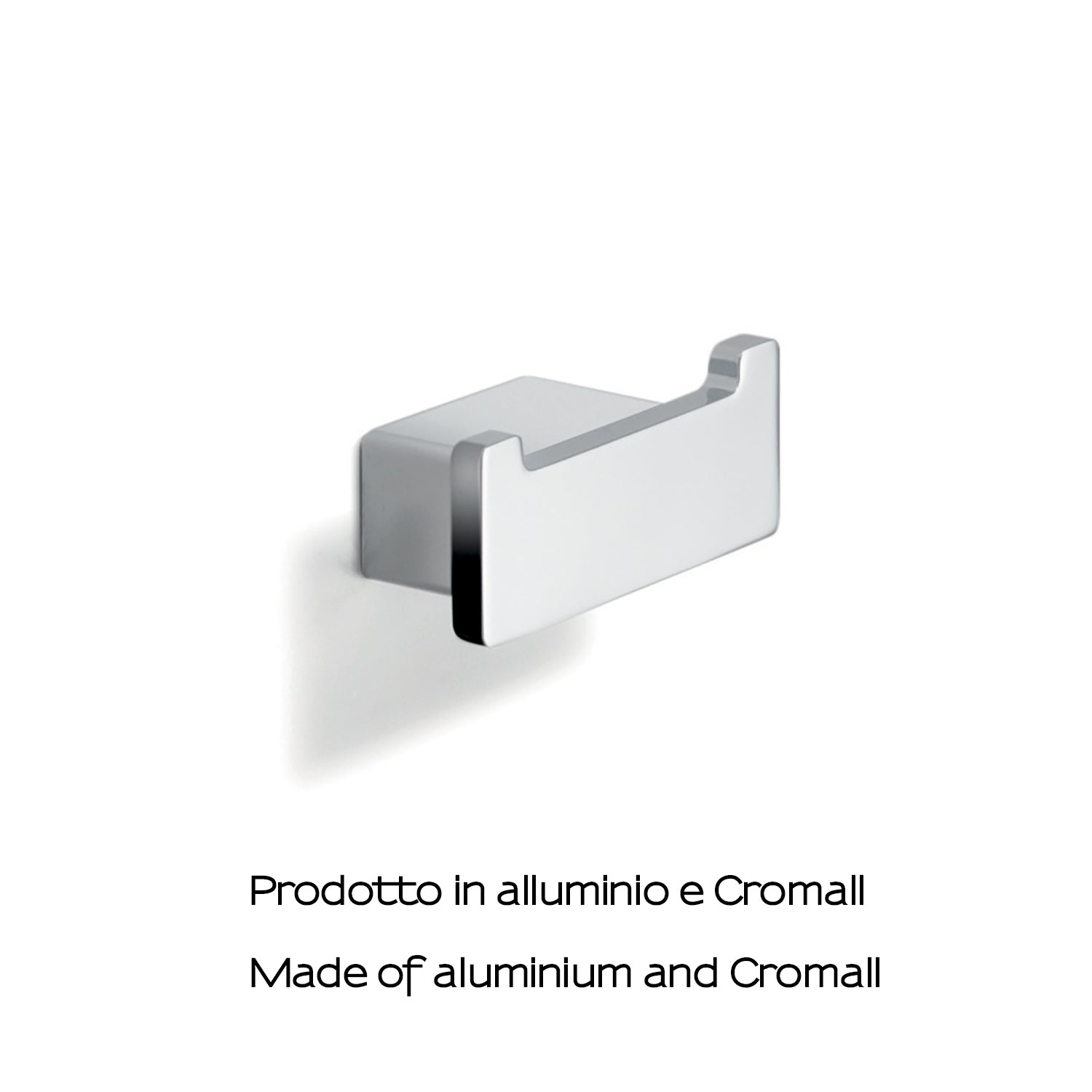  Appendiabiti doppio a parete Gedy serie Lounge - Cromato by CeramicStore | Lo specialista del tuo bagno