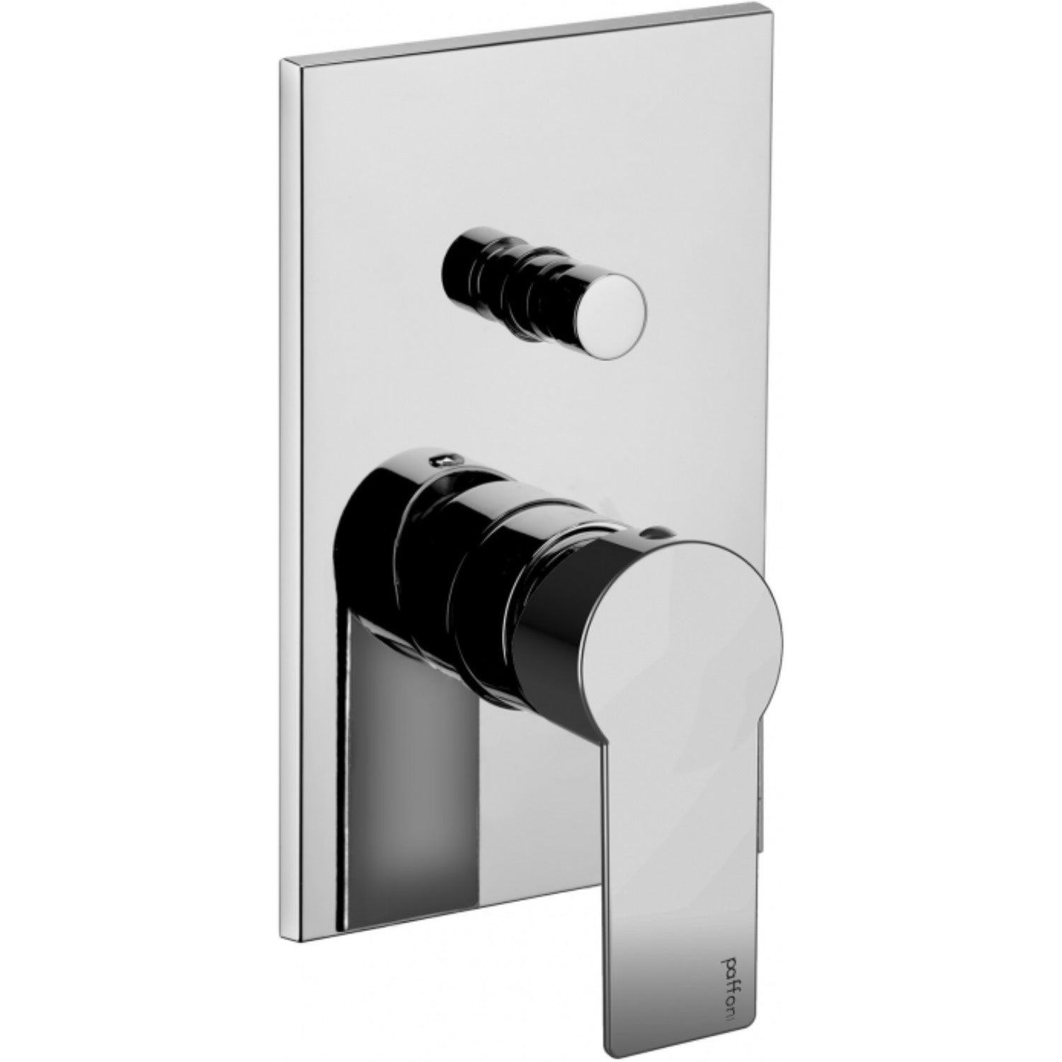 Set soffione doccia quadrato e braccio doccia quadrato con miscelatore incasso Paffoni Tango e set duplex doccia - Cromo 2