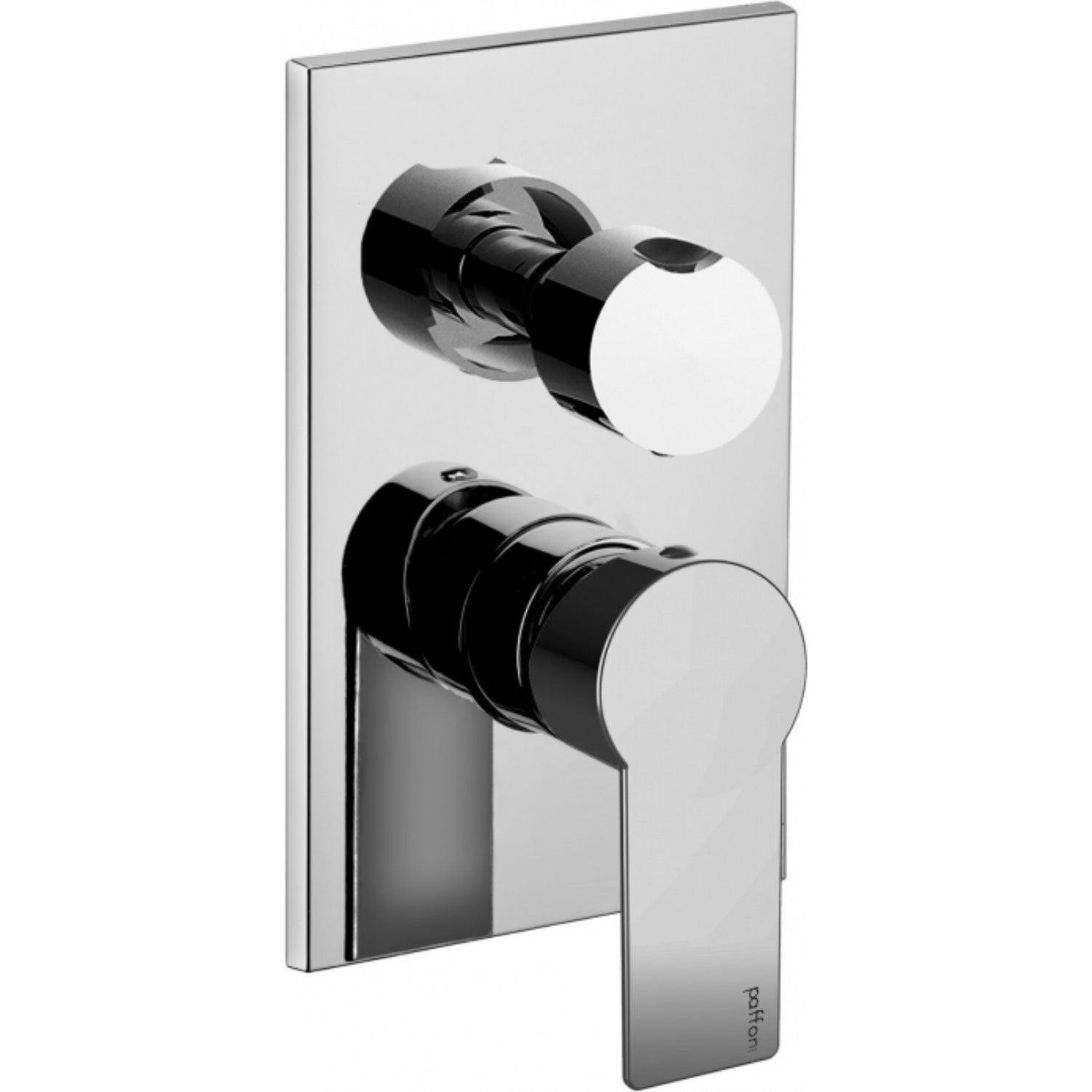 Set soffione doccia quadrato e braccio doccia quadrato con miscelatore incasso Paffoni Tango e set duplex doccia - Cromo 2